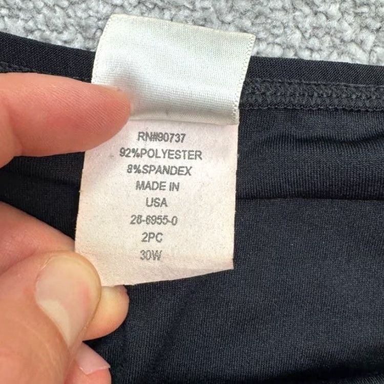 Vintage Figure Magic Swim Shorts Womens 30W Black Vintage Relaxed High Rise Swimwear Size 30" / US 8 / IT 44 - 6 Thumbnail