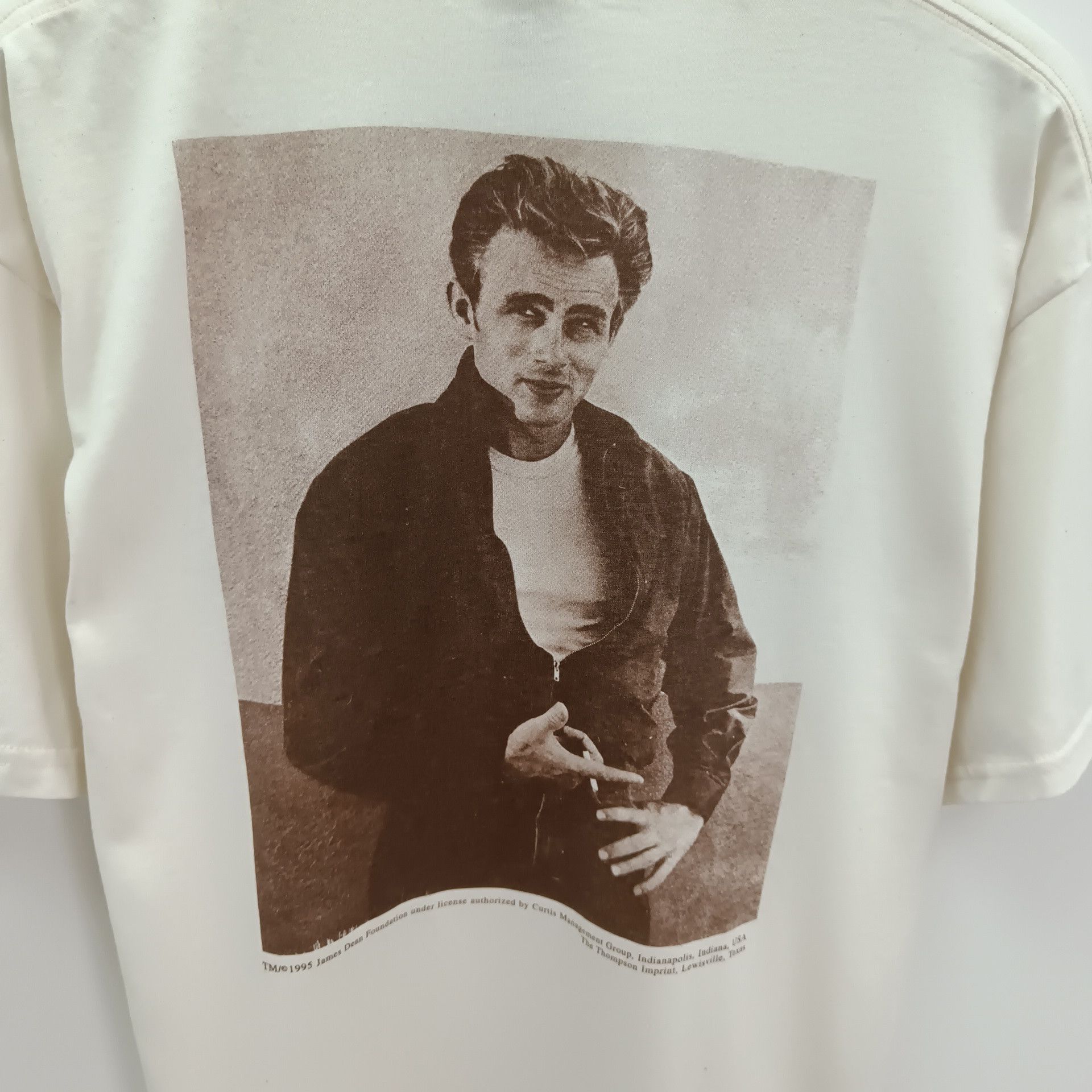Vintage Vintage 90s James Dean twosided pront t shirt Size US L / EU 52-54 / 3 - 3 Thumbnail