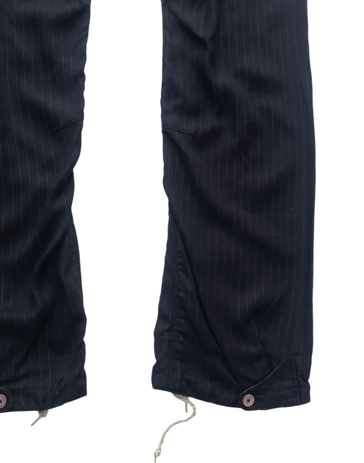 Japanese Brand Maktig Pinstripe Streetwear Fashion Light Pants Size US 31 - 8 Thumbnail