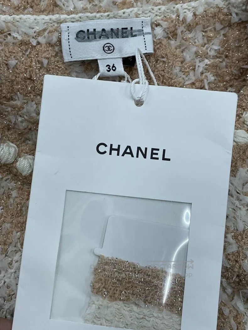 Chanel Chanel Tweed-patterned knitted jacket Size XS / US 0-2 / IT 36-38 - 4 Thumbnail