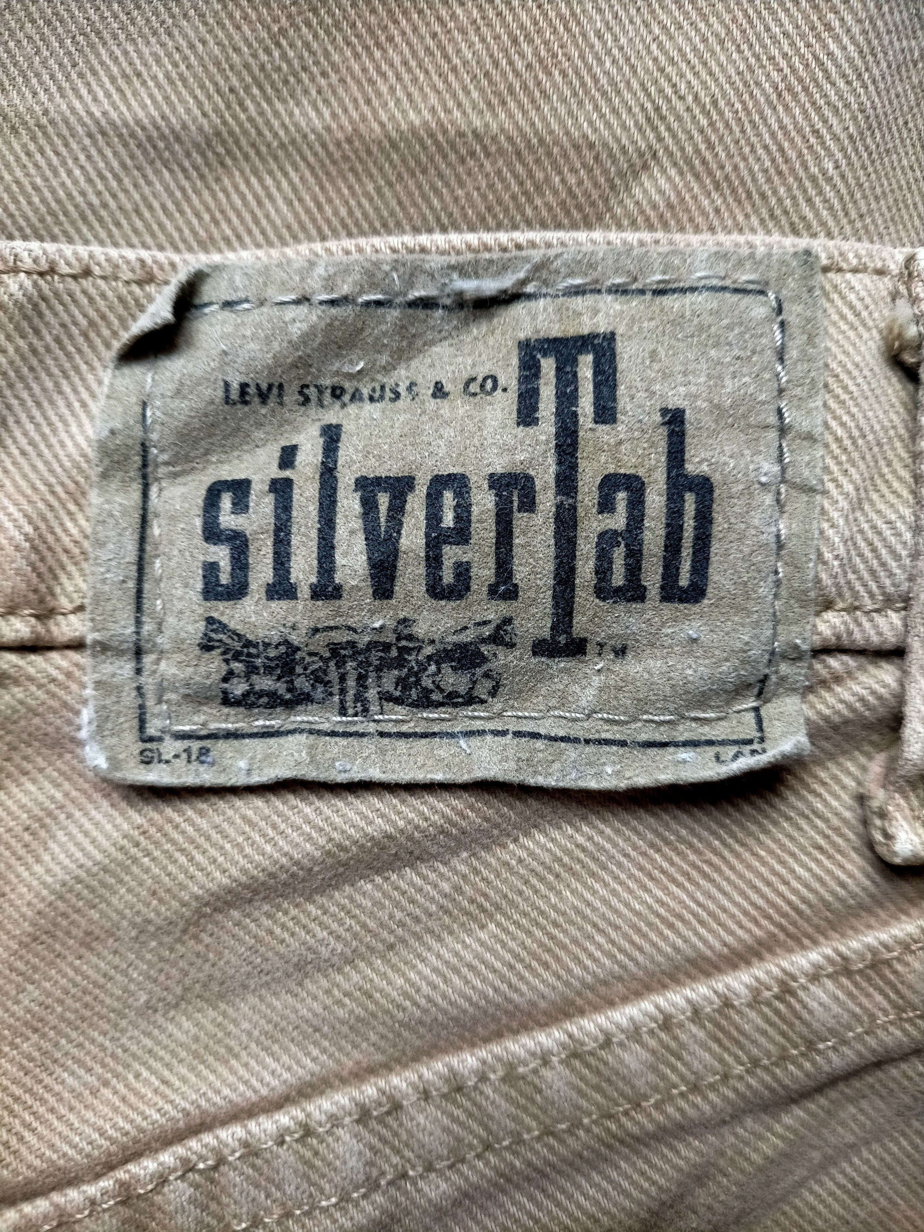 Levi's Vintage 90s Levis Silvertab Baggy Jeans Hip Hop Style Size US 33 - 20 Thumbnail