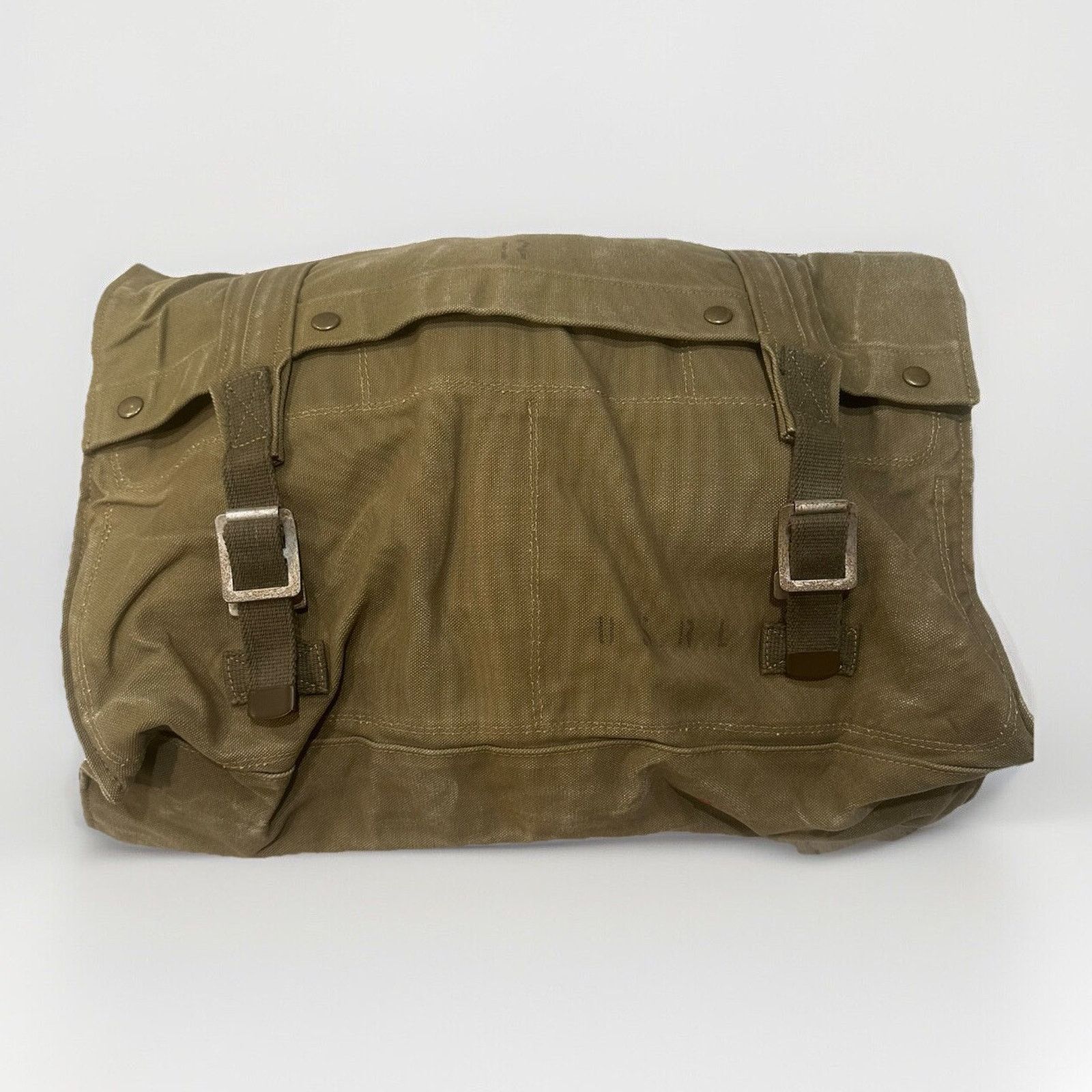 Ralph Lauren NWT Ralph Lauren Distressed Military Canvas Messenger Bag Size ONE SIZE - 1 Thumbnail