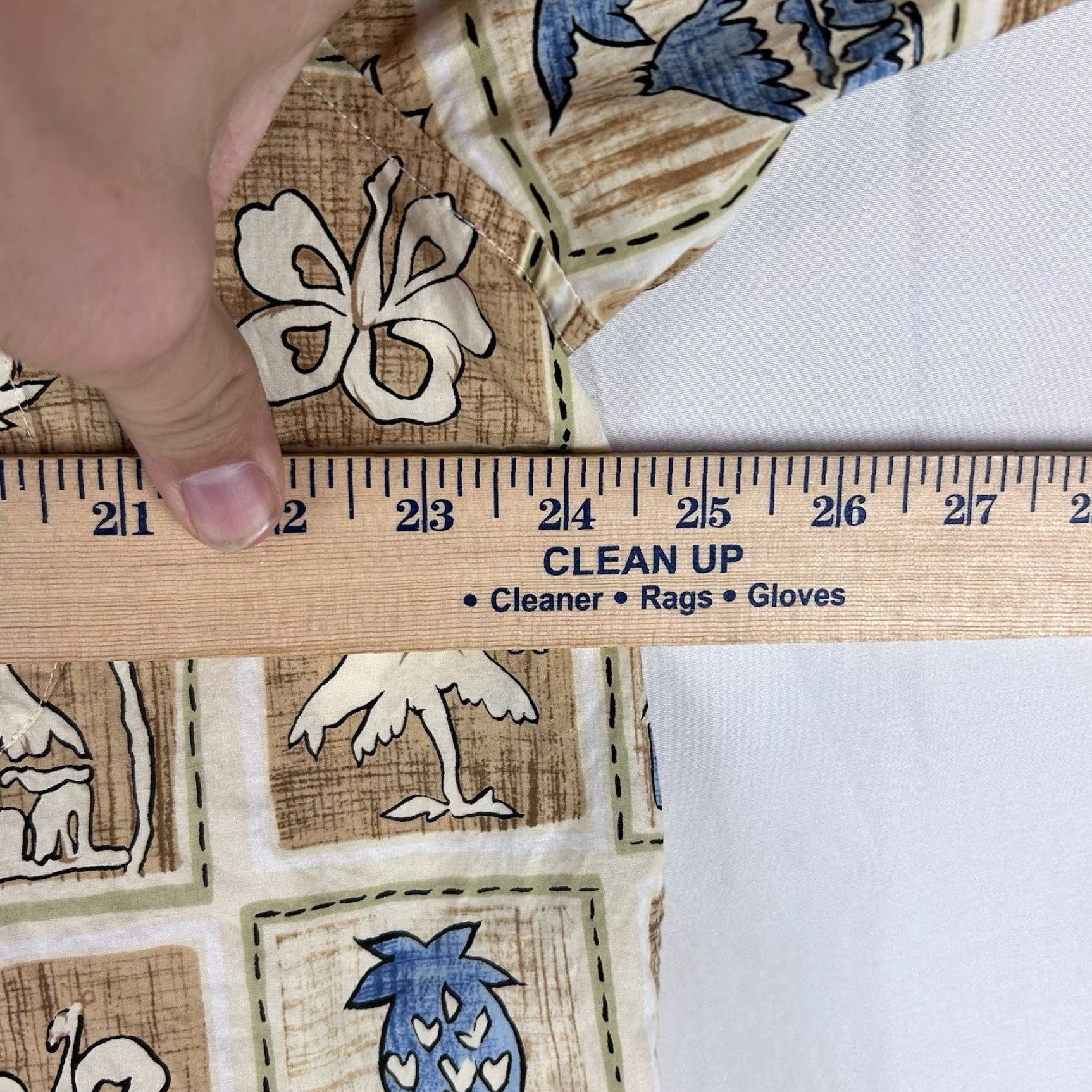 Reyn Spooner VINTAGE Reyn Spooner Regency Cotton Lawn Palm Trees Pineapple Hawaiian Shirt XL Men Brown Tan Blue Short Sleeve Button-Up Collared Size US XL / EU 56 / 4 - 6 Thumbnail
