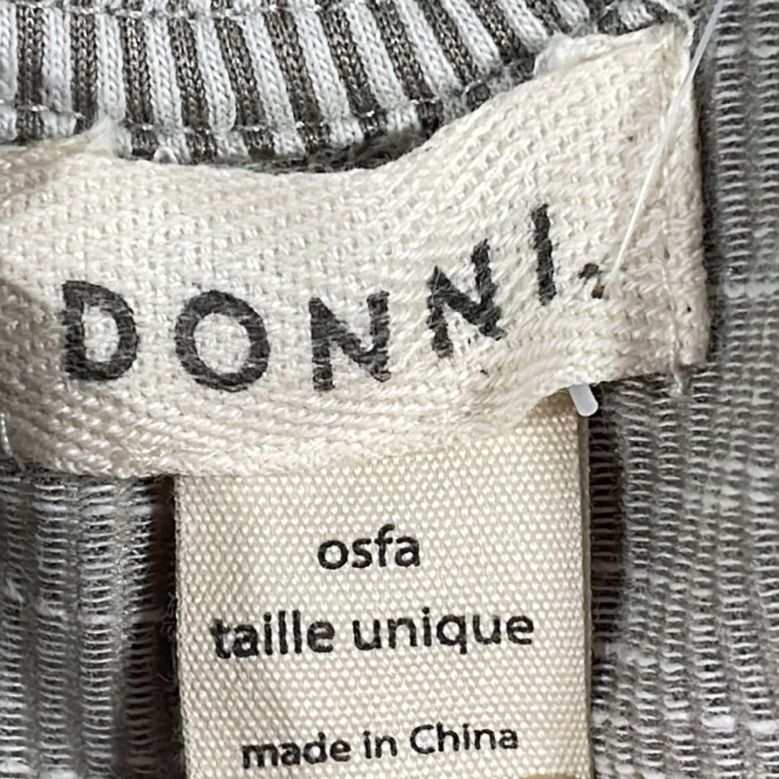 Other DONNI Oversized Gray Ribbed Knit Cardigan Bucket Pockets NWT Size ONE SIZE - 4 Thumbnail