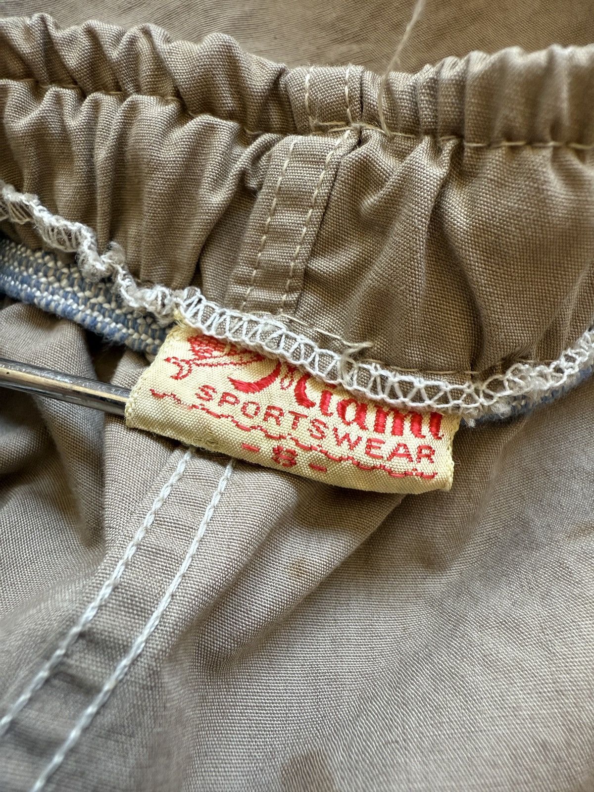 Vintage Vintage 40s Miami Sportswear Nylon Shorts Size US 30 / EU 46 - 3 Thumbnail