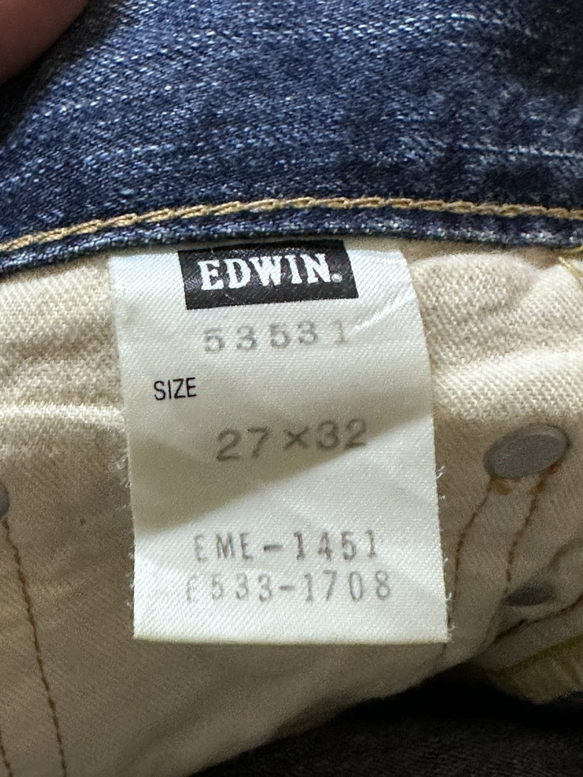 Edwin Vintage Edwin 503 Flare Bootcut Faded Distressed Denim Size US 29 - 7 Thumbnail