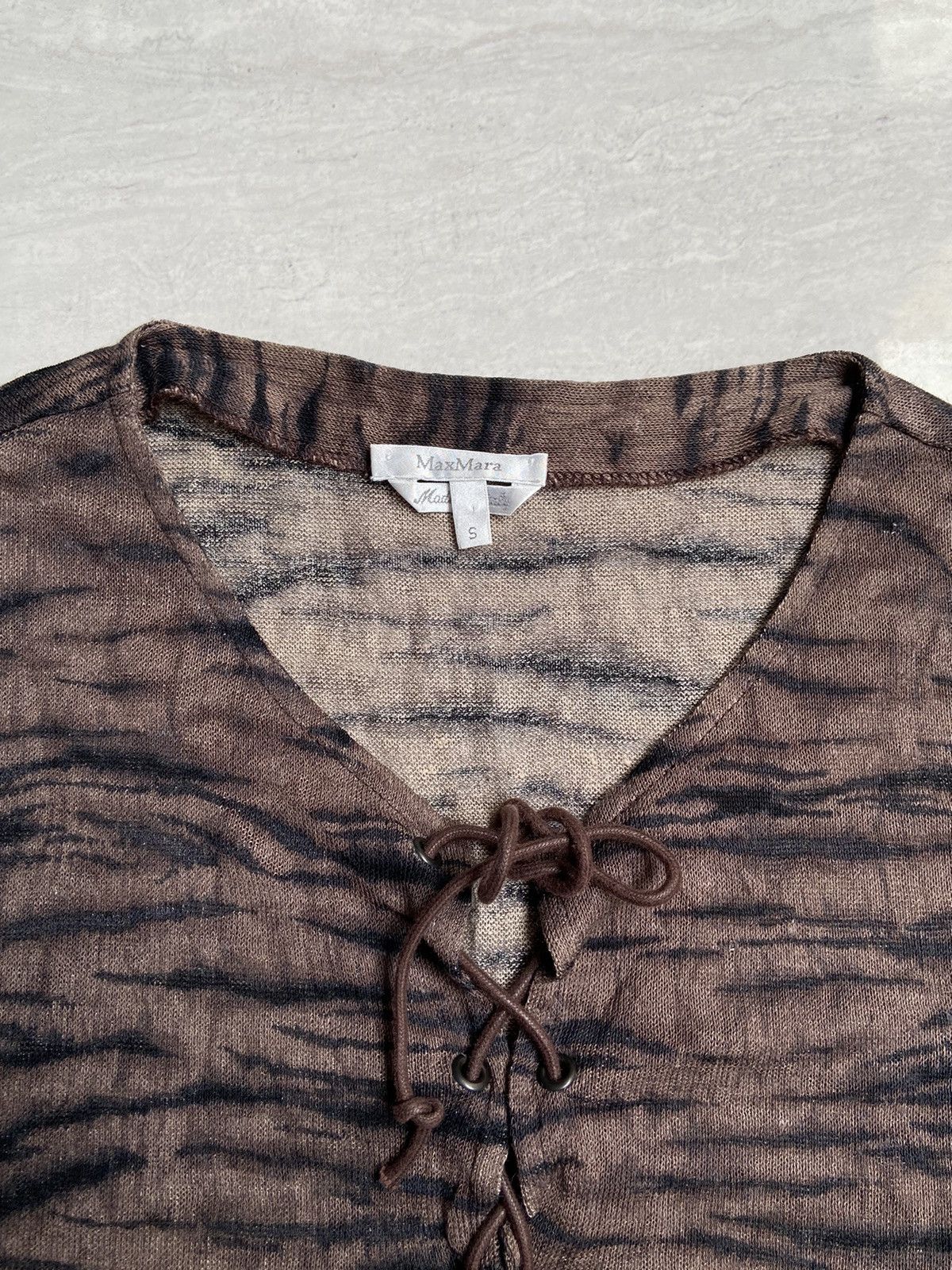 Max Mara MAX MARA Patterned Dress Size S / US 4 / IT 40 - 5 Thumbnail