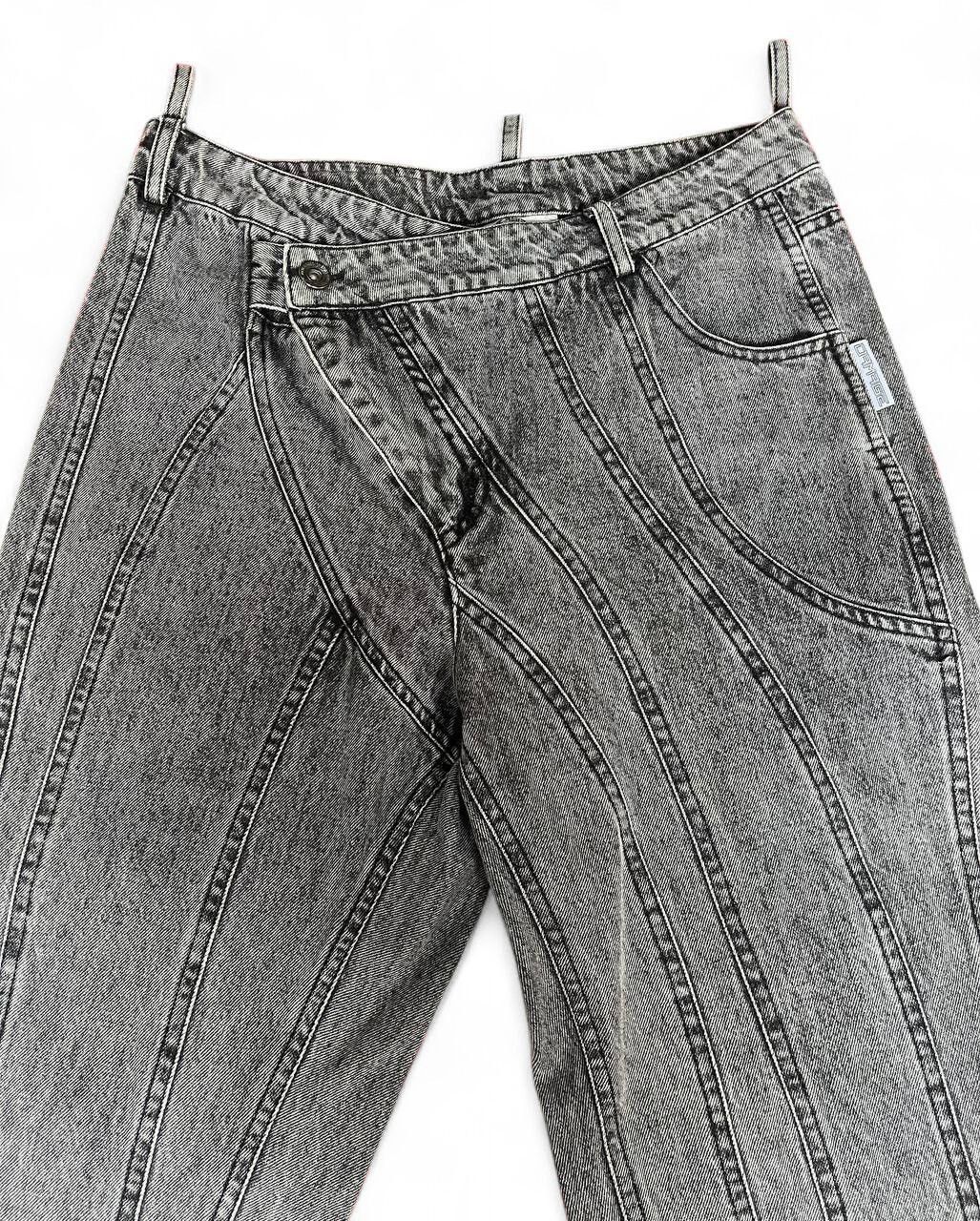 JNCO Junye Jeans baggy style reconstrust faded black distressed Size US 28 / EU 44 - 3 Thumbnail