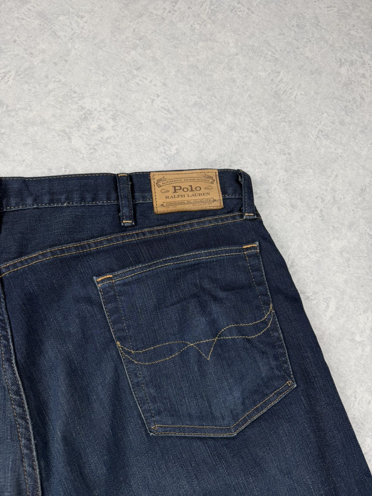 Polo Ralph Lauren Polo Ralph Lauren Varick Slim Straight Denim Jeans 40x32 Size US 40 / EU 56 - 16 Thumbnail