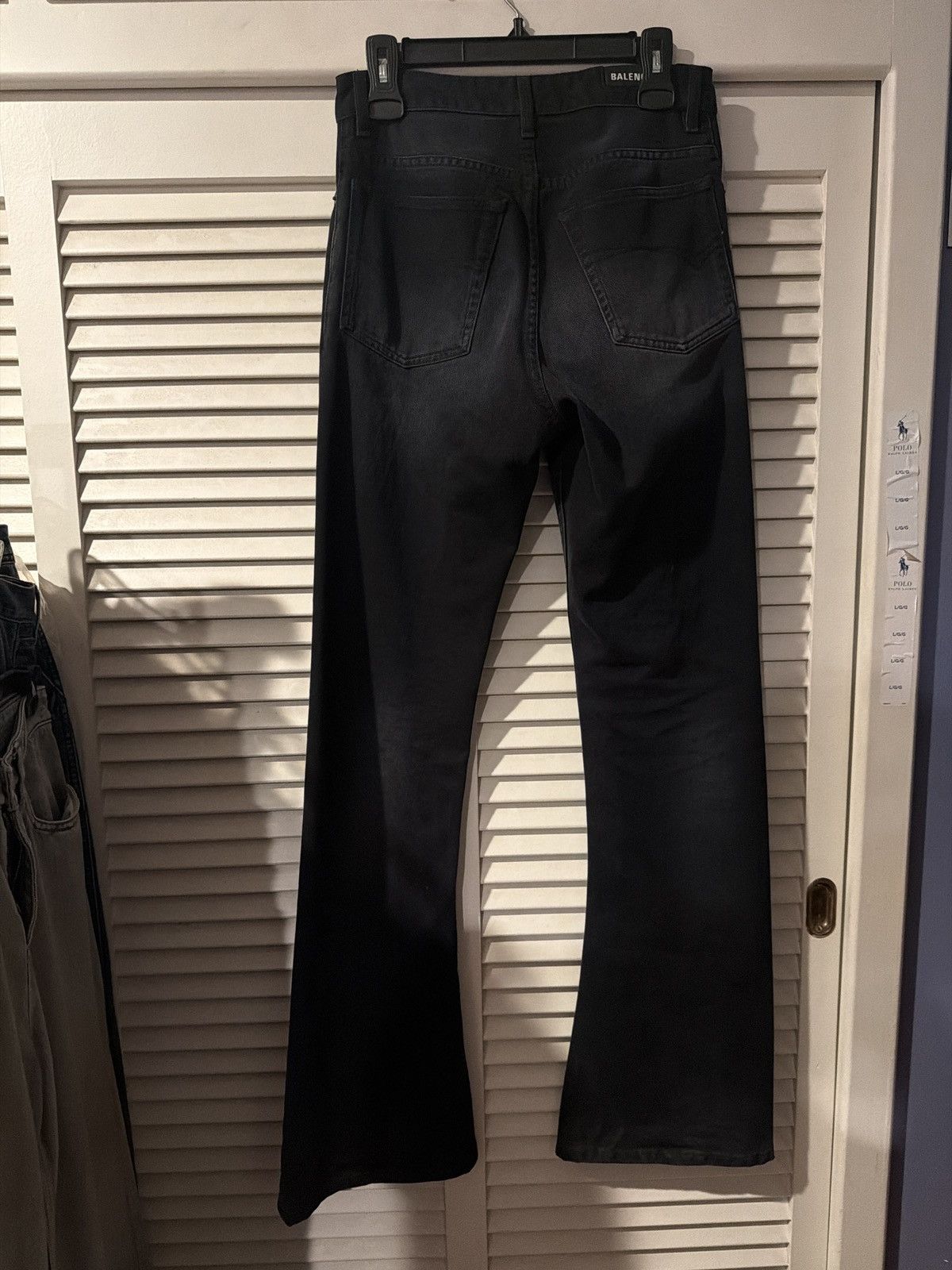 Balenciaga Balenciaga black sun faded bootcut jeans size small Size US 29 - 3 Thumbnail