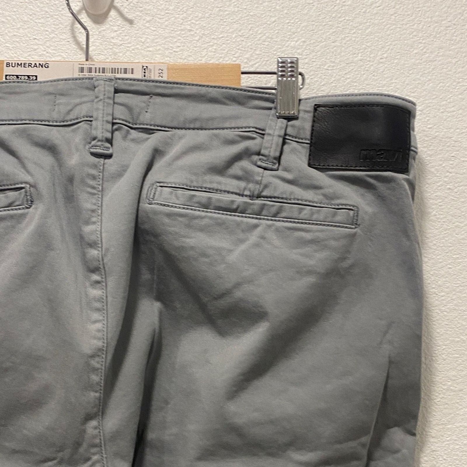 Mavi Mavi Men's Slate Gray Chinos 42x28 Size US 42 / EU 58 - 5 Thumbnail
