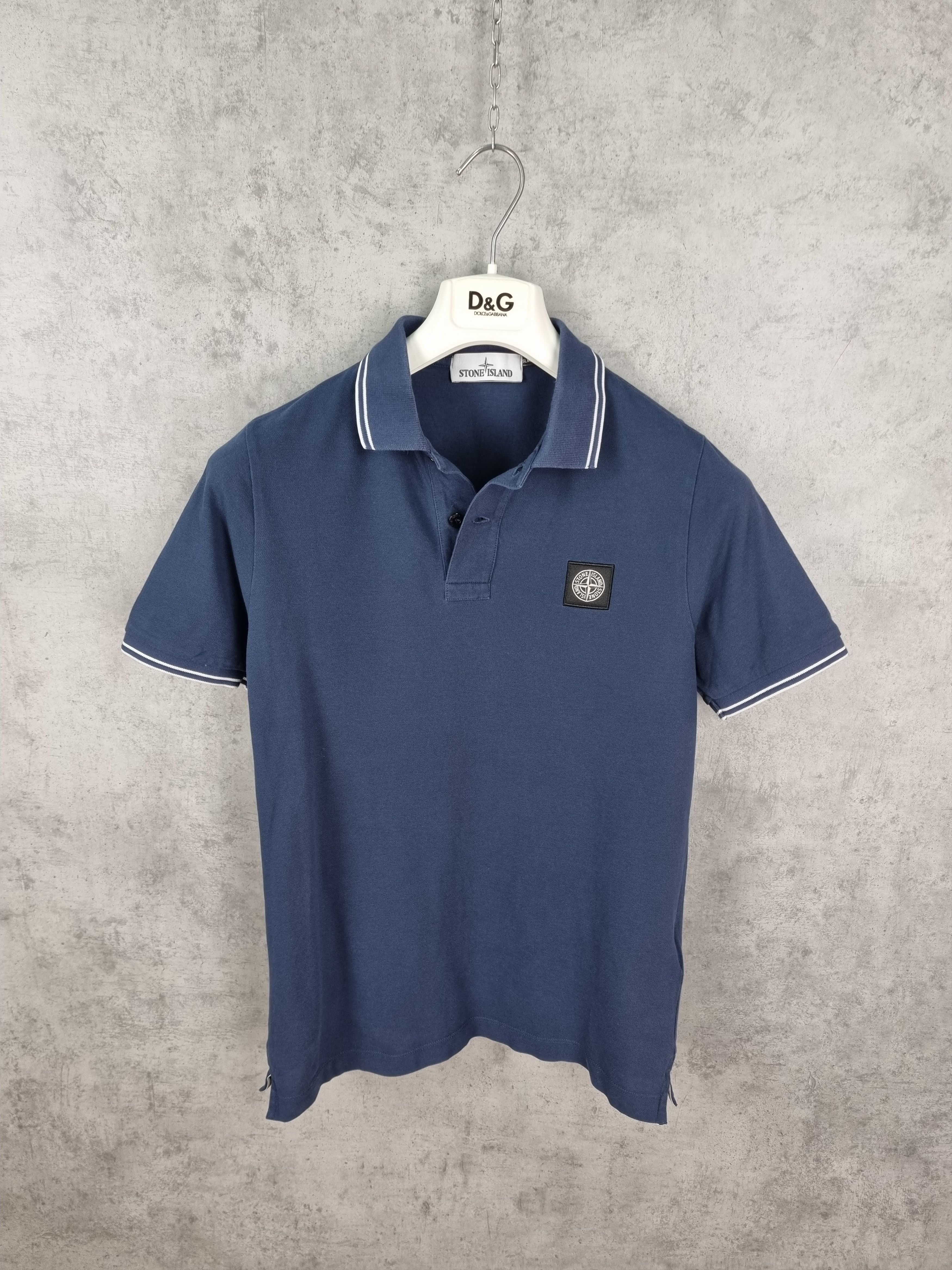 Stone Island × Vintage Stone Island Faded Polo Size US M / EU 48-50 / 2 - 1 Thumbnail