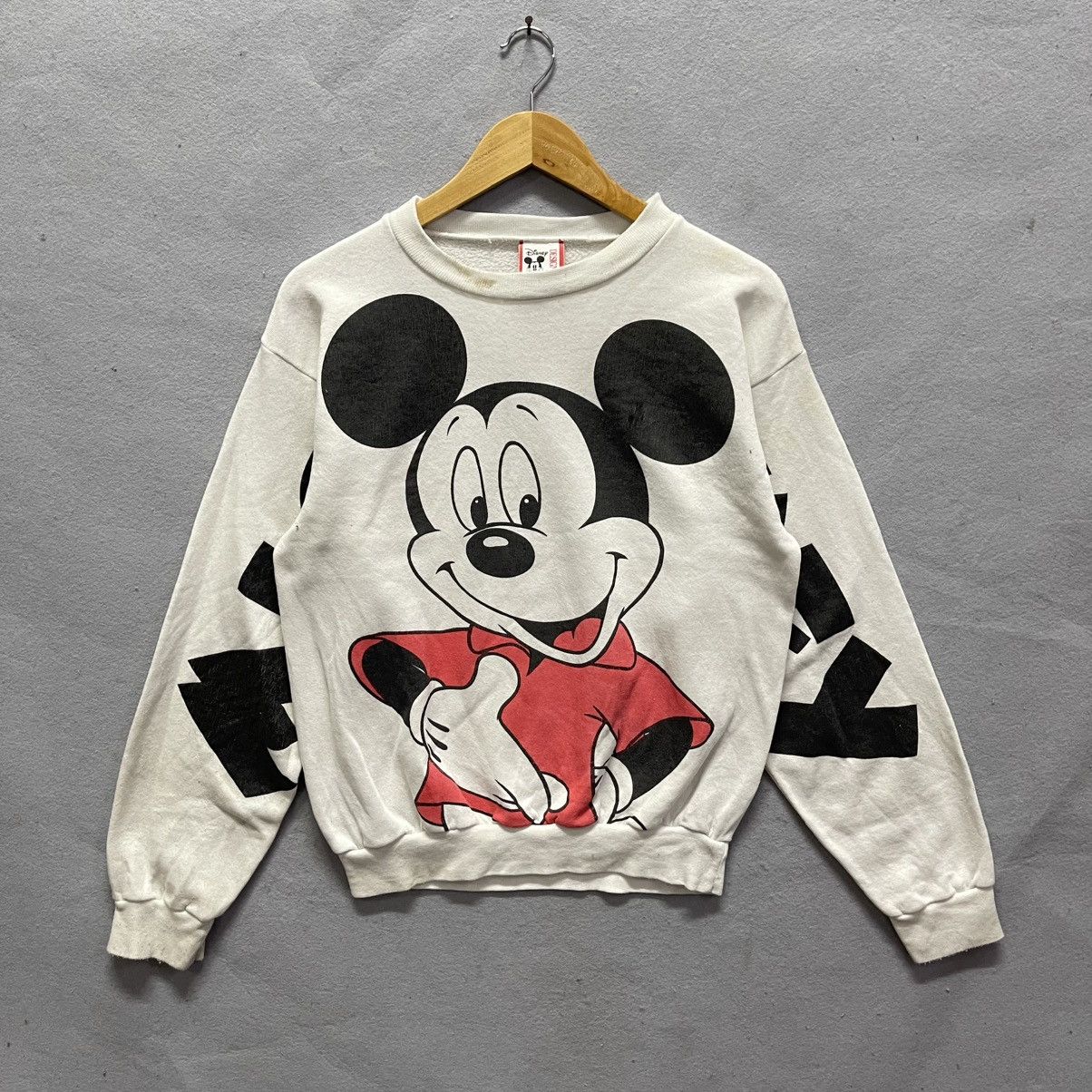 Disney Vintage 1980s Disney Mickey Mouse Sweatshirt Made in USA Size US M / EU 48-50 / 2 - 2 Thumbnail