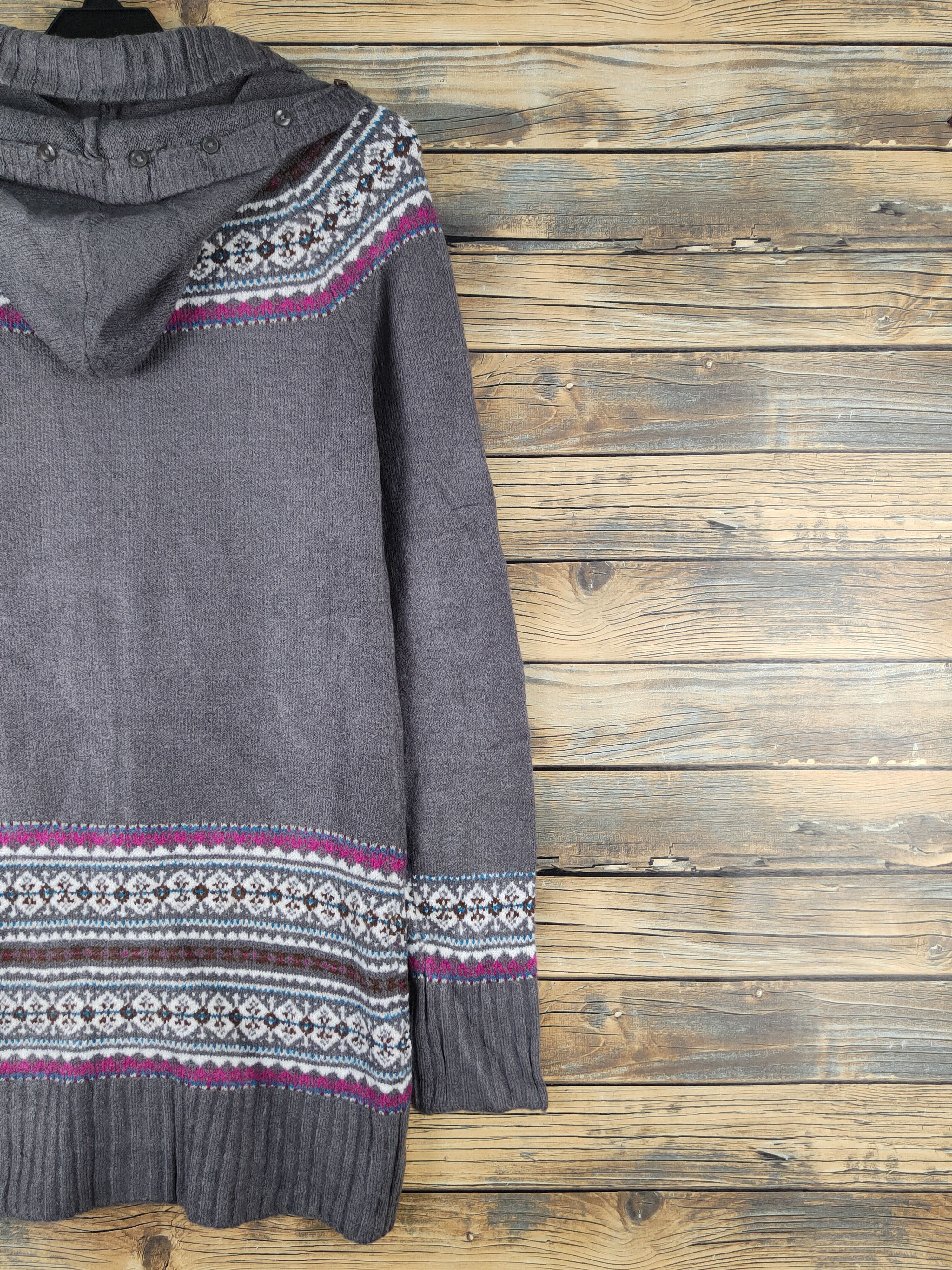 Japanese Brand Image Dark Gray Hoodie Knitwear Sweaters #W1194 Size M / US 6-8 / IT 42-44 - 9 Thumbnail