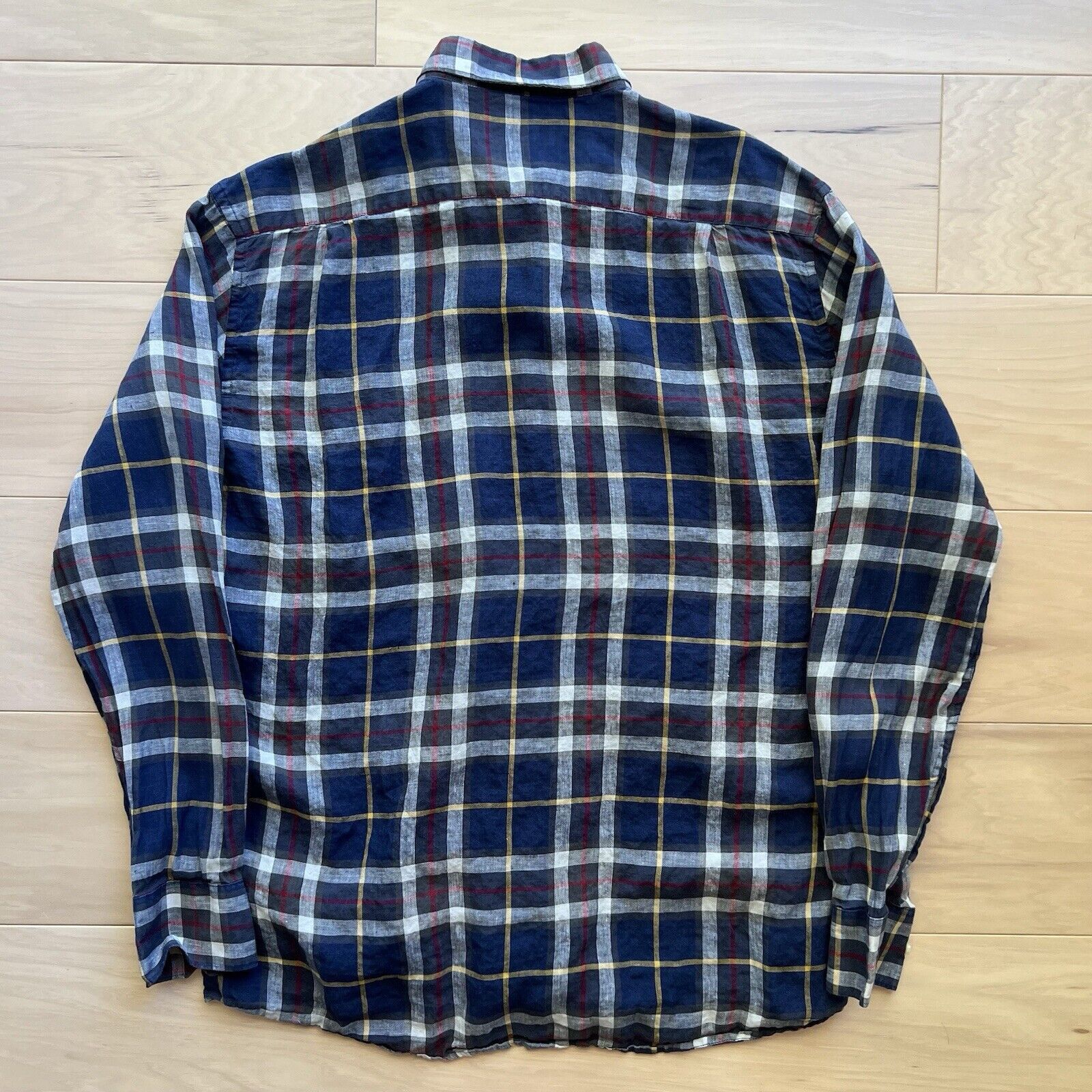 Barbour Barbour Linen Shirt XL Multicolor Casual Button Up Size US XL / EU 56 / 4 - 8 Thumbnail