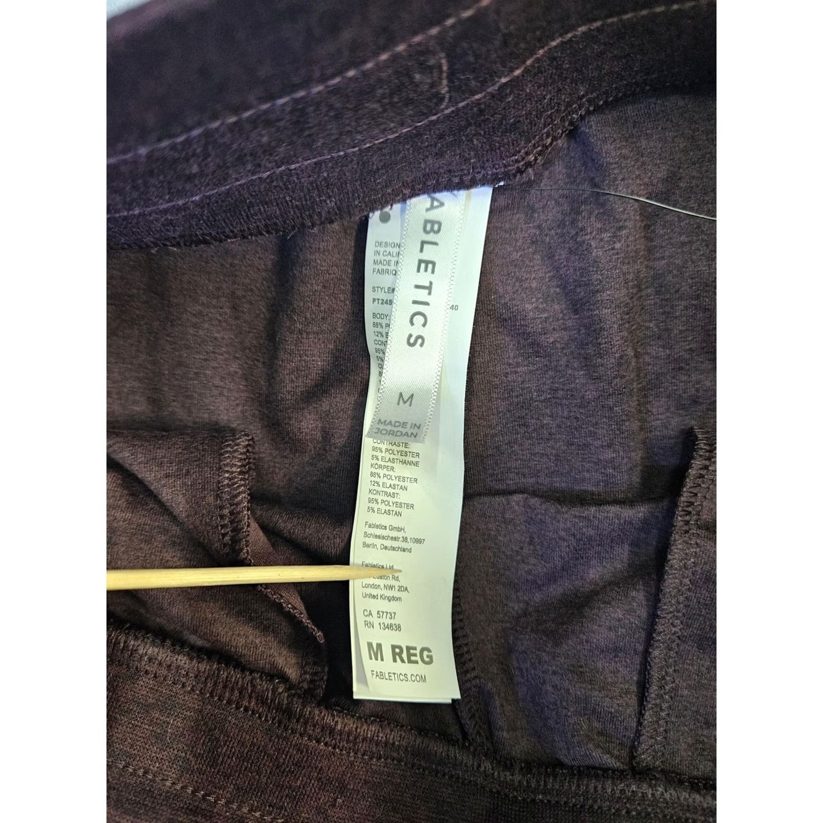 Fabletics Fabletics Sweatpants Womens Medium Purple Wide Leg Drawstring Pockets Lounge Size 32" / US 10 / IT 46 - 5 Thumbnail