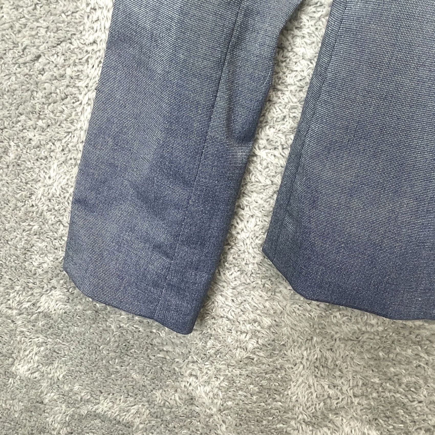 Banana Republic Banana Republic Womens 8 Blue Blazer Jacket Coat Stretch Lined Single Breasted Size M / US 6-8 / IT 42-44 - 7 Thumbnail