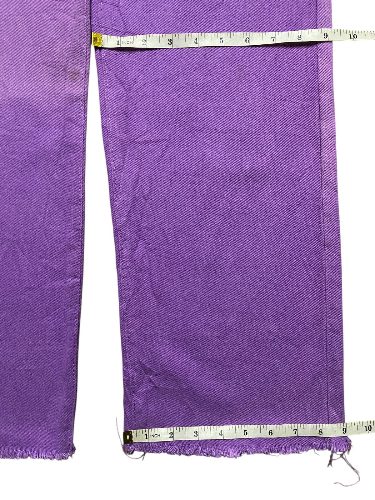 Japanese Brand Vintage Japanese Brand Faded Wash Frayer Baggy Jeans Size US 28 / EU 44 - 13 Thumbnail