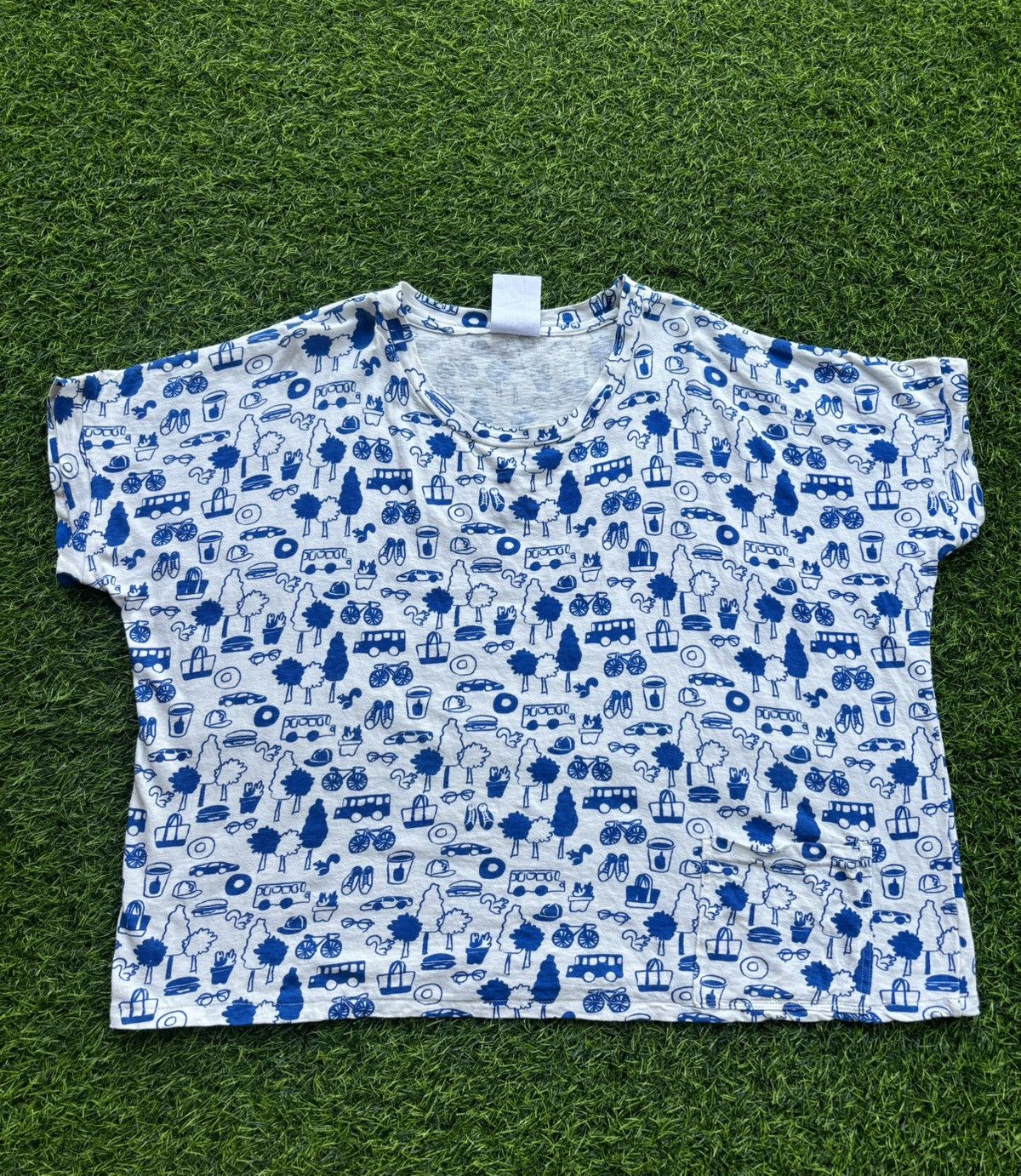 Japanese Brand Japanese Brand Girl Full Print Tshirt Size ONE SIZE - 1 Thumbnail