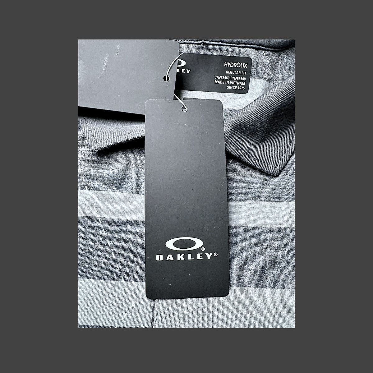 Oakley Oakley Golf Men’s Fractured Argyle Short Sleeve Shirt Sz M Size US M / EU 48-50 / 2 - 16 Thumbnail