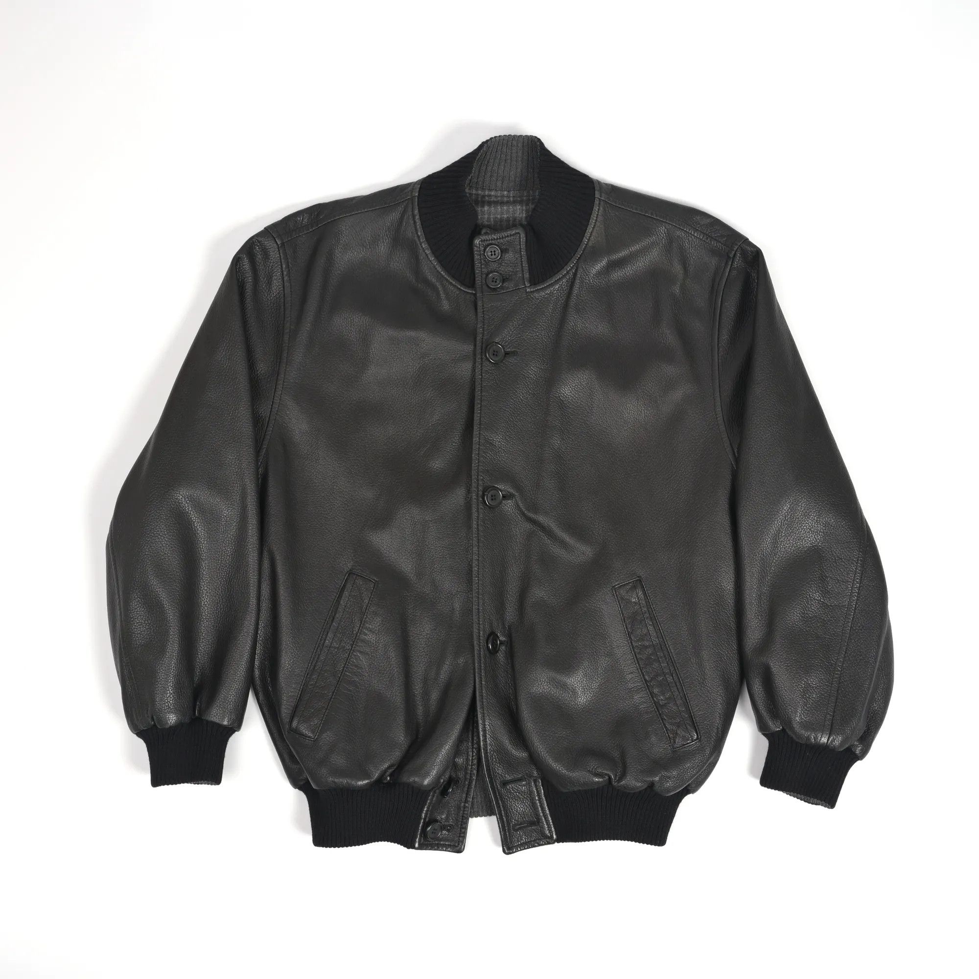 Sulka SULKA reversible leather jacket (52 EU) Size US L / EU 52-54 / 3 - 1 Thumbnail