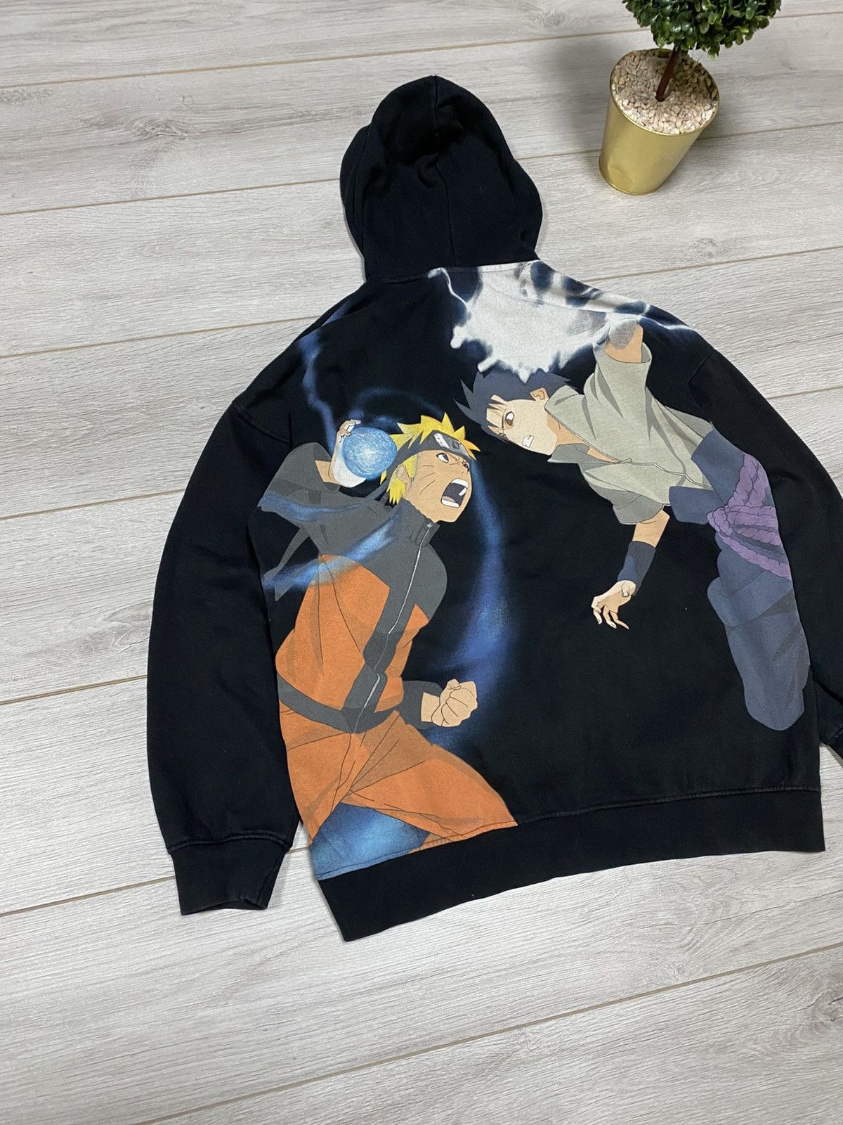 Anime Naruto anime shippuden overprint Saske hoodie Size US M / EU 48-50 / 2 - 9 Thumbnail