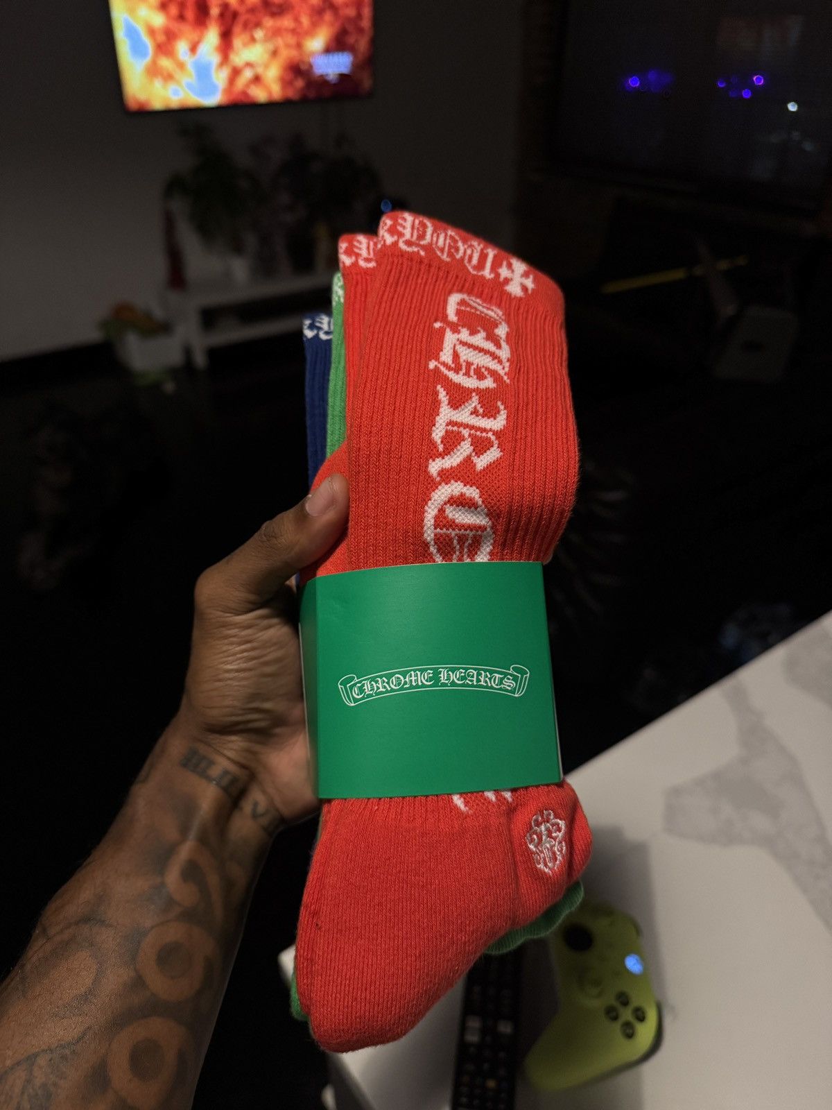 Chrome Hearts × Matty Boy Chrome Hearts Socks Size ONE SIZE - 1 Thumbnail