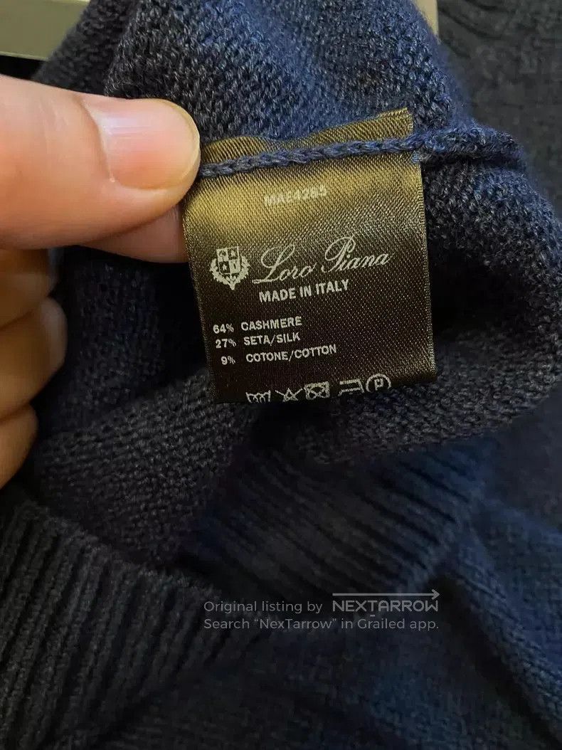 Loro Piana LoroPiana Heavy Cable Knit Cashmere Sweater. Size US L / EU 52-54 / 3 - 7 Thumbnail