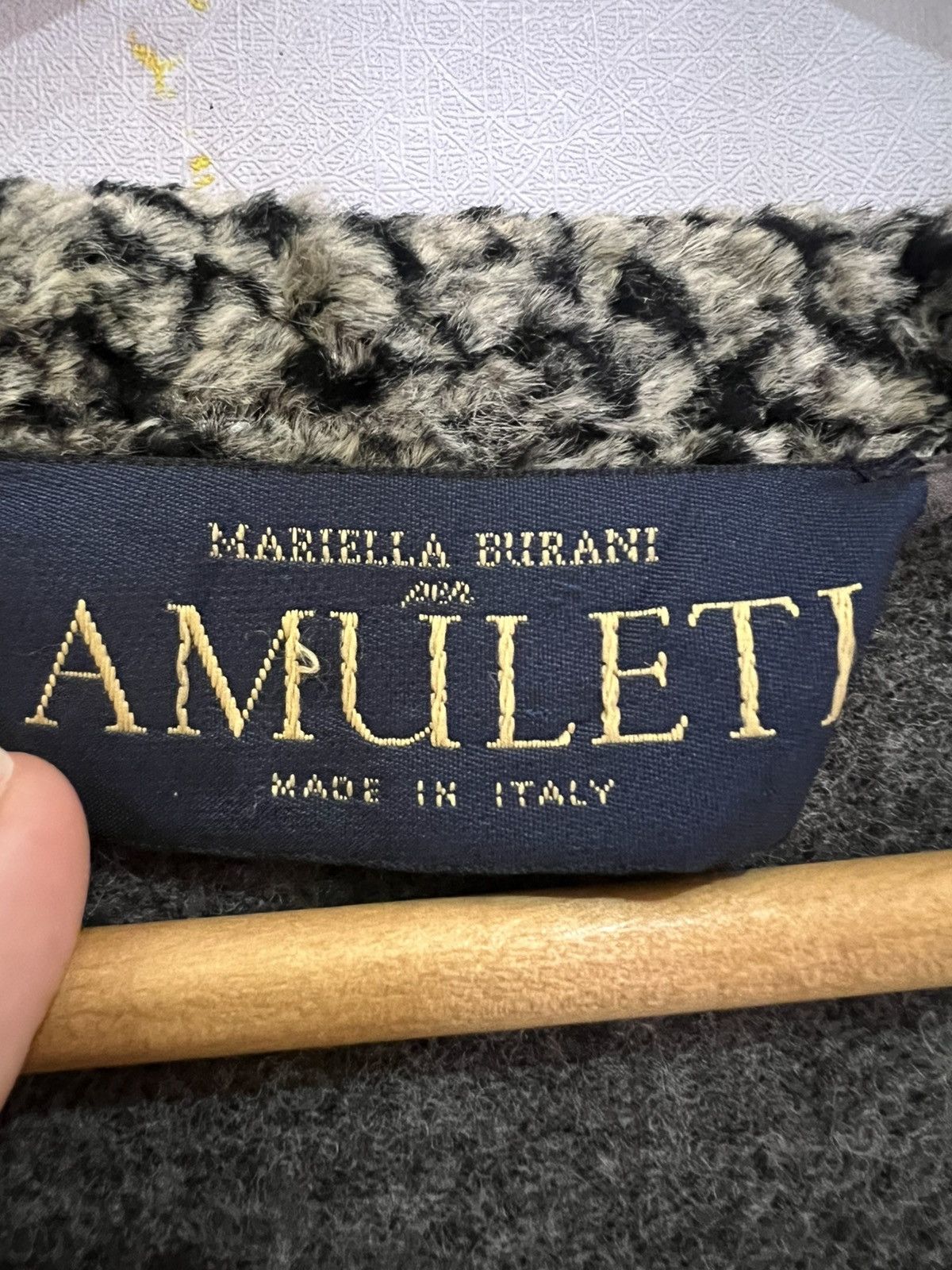 Designer Vintage Mariella Burani Jacket Made in Italy Size M / US 6-8 / IT 42-44 - 10 Thumbnail