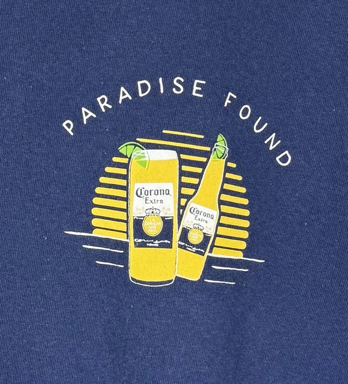 Vintage Corona Extra Paradise Found T-Shirt Short Sleeve Beer Logo Size US M / EU 48-50 / 2 - 3 Thumbnail