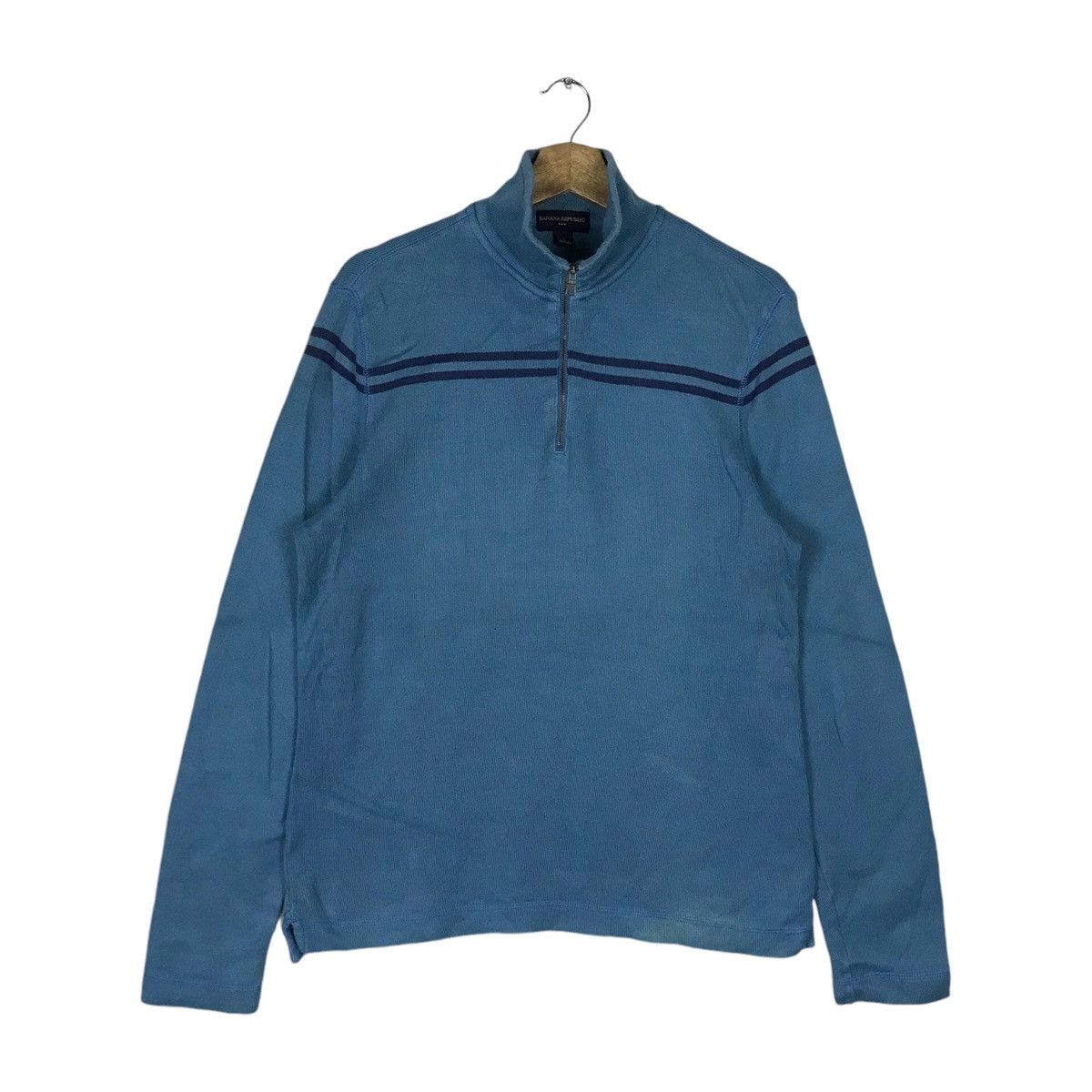 Banana Republic Vintage Banana Republic Quarter Zio Pullover Jumper Size US S / EU 44-46 / 1 - 1 Thumbnail