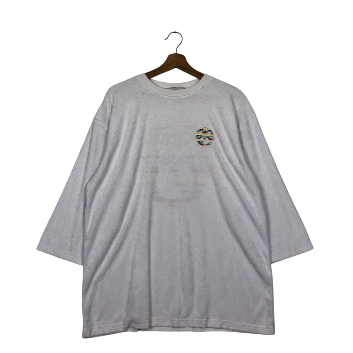 Vintage 📌Short Sleeve Big Logo Design Made in Italy Size US M / EU 48-50 / 2 - 2 Thumbnail