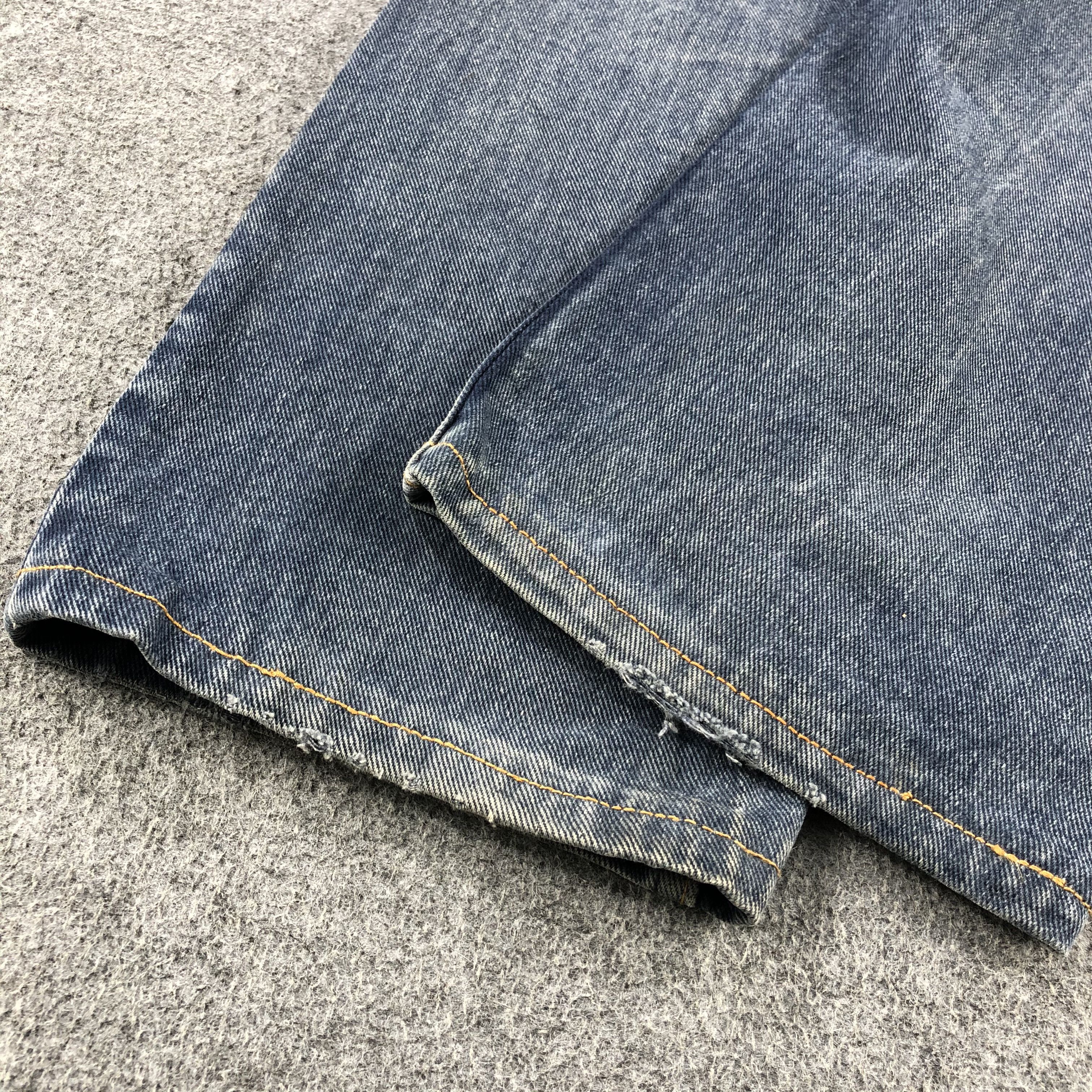 Levi's 90s Vintage Ripped Levis 501 Earth Tone Jeans-J1563 Size US 32 / EU 48 - 6 Thumbnail