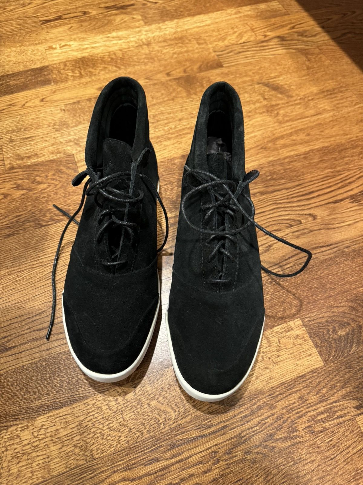image of John Geiger 001 Black/white Size 12 Shoes, Men's
