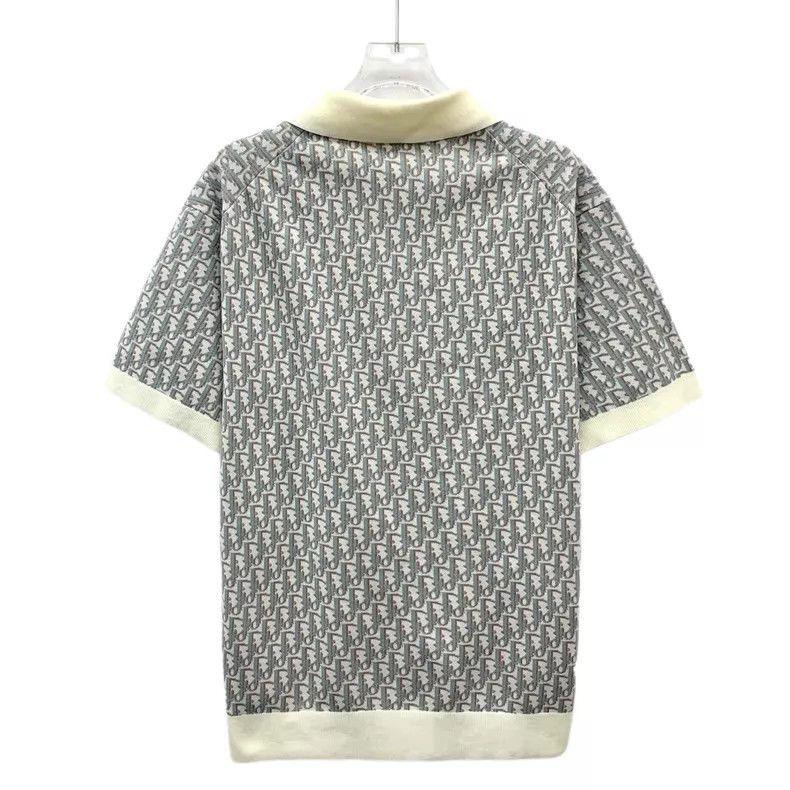 Dior Dior Gray logo jacquart full print cotton lapel single-bre Size US XS / EU 42 / 0 - 2 Thumbnail