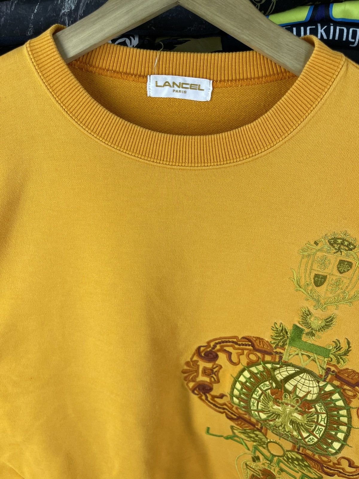 Lancel Vintage Lancel Paris Embroidered Sweatshirt Size US L / EU 52-54 / 3 - 4 Thumbnail