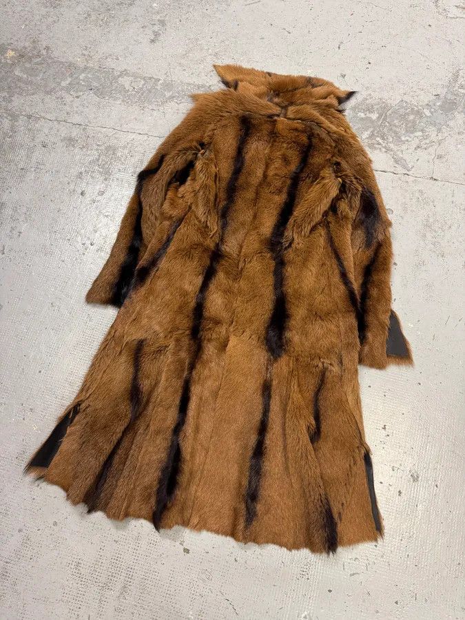 Roberto Cavalli 2000s Roberto Cavalli Royal Reversible Long Fur Brown Coat Size S / US 4 / IT 40 - 14 Thumbnail