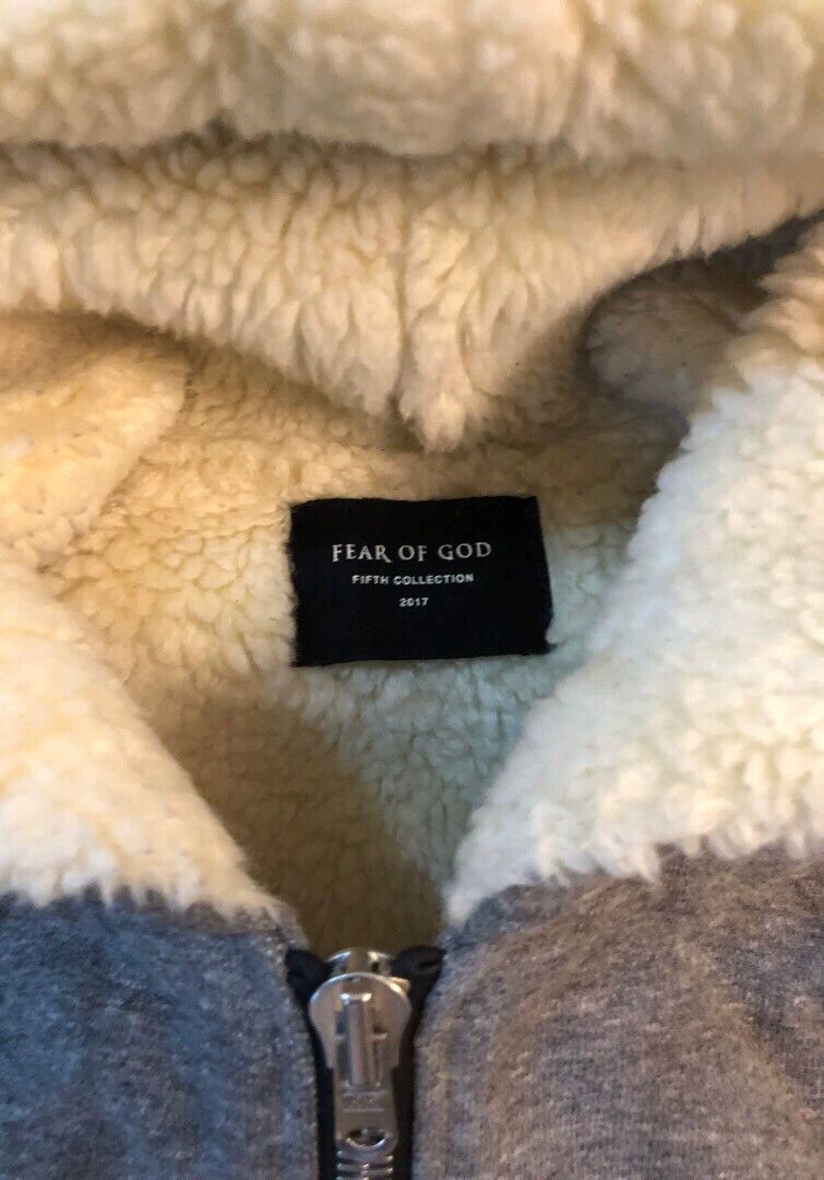 Fear of God Fear of God Lambfleece hooded coat Size US M / EU 48-50 / 2 - 2 Thumbnail