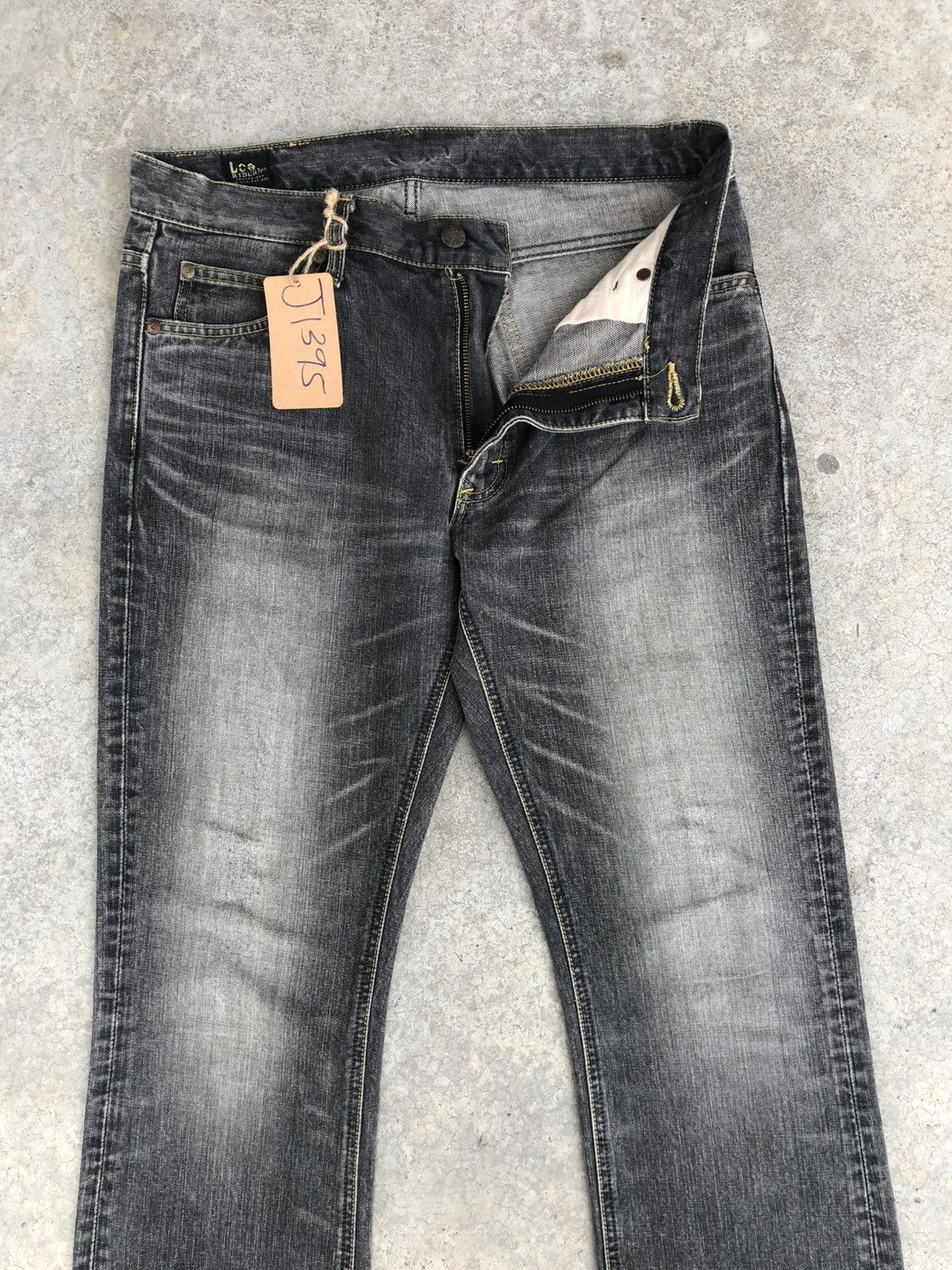 If Six Was Nine Lee Flared Jeans Bootcut Distressed Jeans Size US 33 - 3 Thumbnail