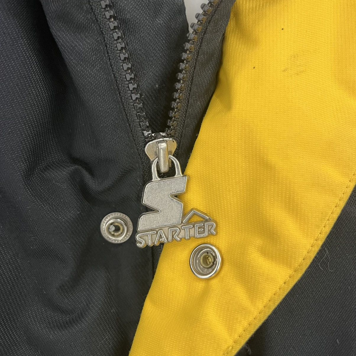 NFL × Vintage Vintage Steelers Pittsburgh NFL Starter Jacket Long Coat Med Size US M / EU 48-50 / 2 - 4 Thumbnail