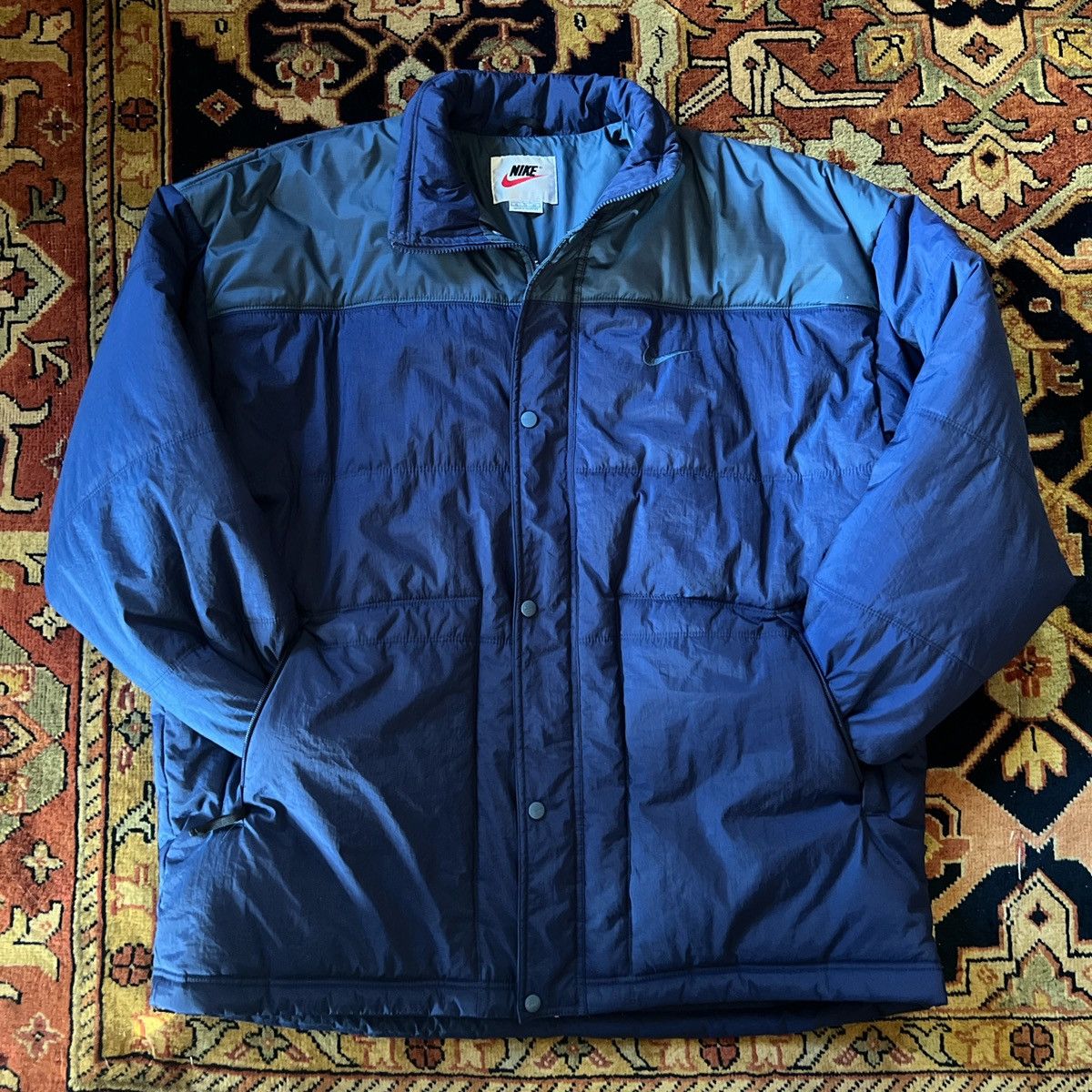 Nike Vintage 90s Nike Puffer Jacket size XL Size US XL / EU 56 / 4 - 1 Thumbnail