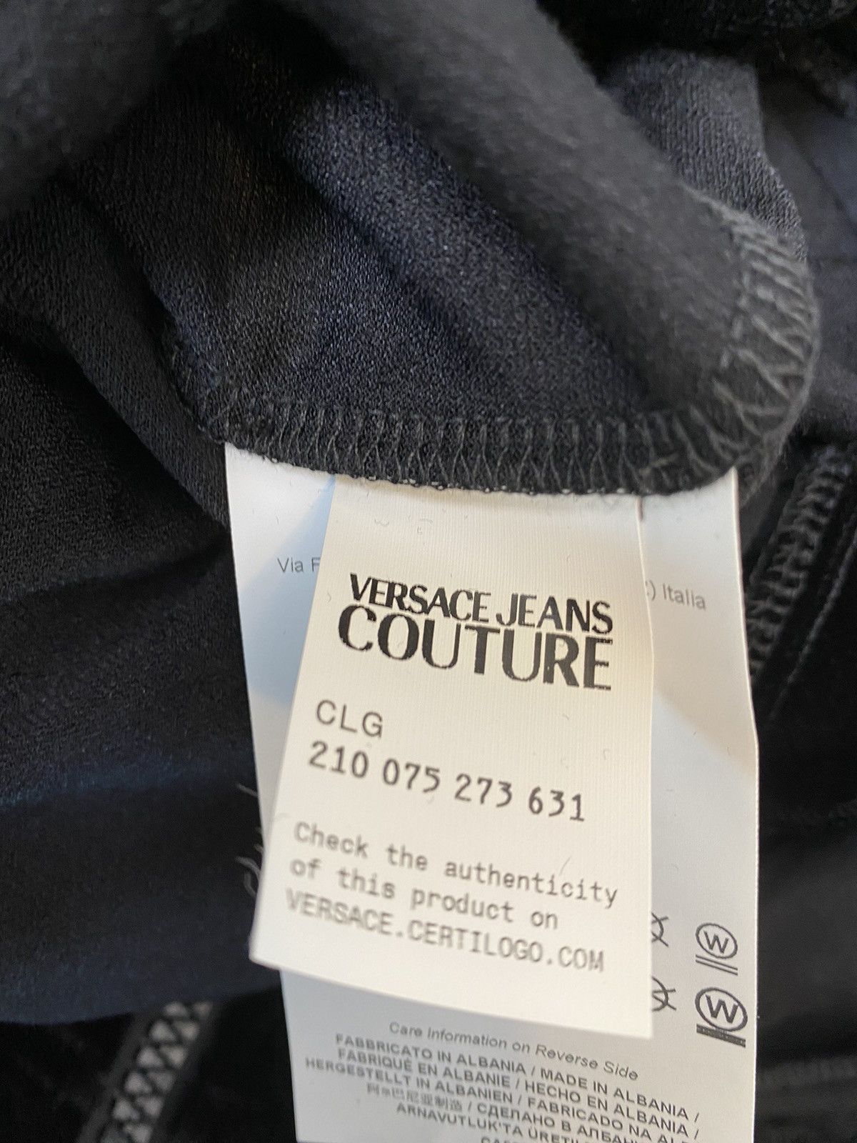 Versace Jeans Couture Versace Jeans Culture Stretch Viscose Chenille Sweatshirt M Size US M / EU 48-50 / 2 - 16 Thumbnail