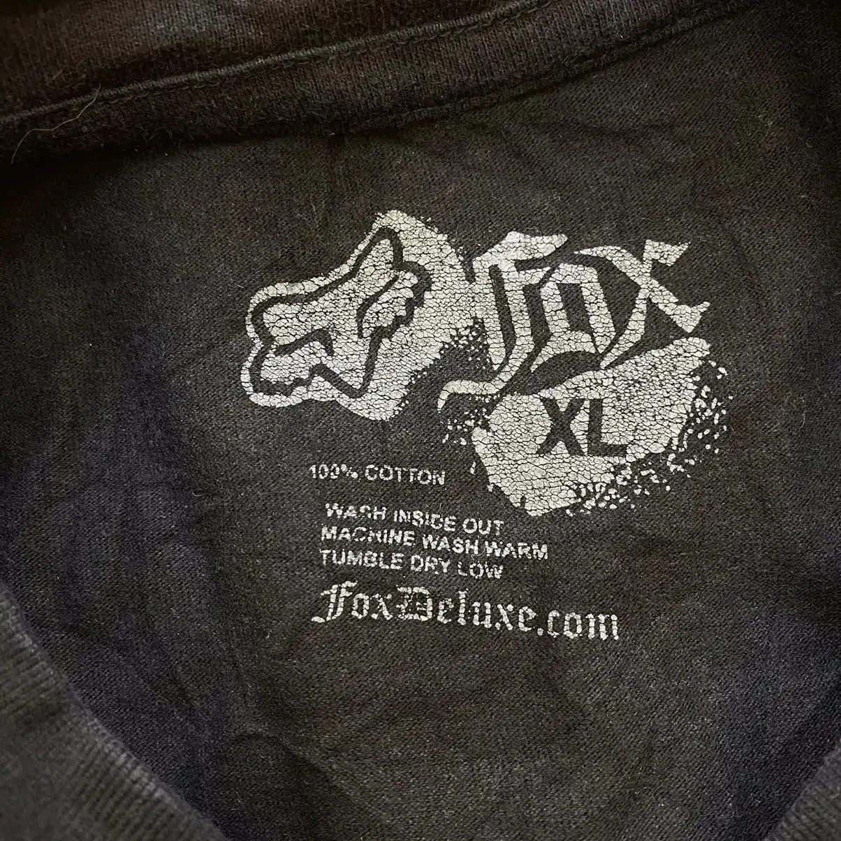 Fox Racing × Vintage Vintage FOX RACING TEAM Motocross Mountainbiking Tee Shirt Size US XL / EU 56 / 4 - 2 Thumbnail