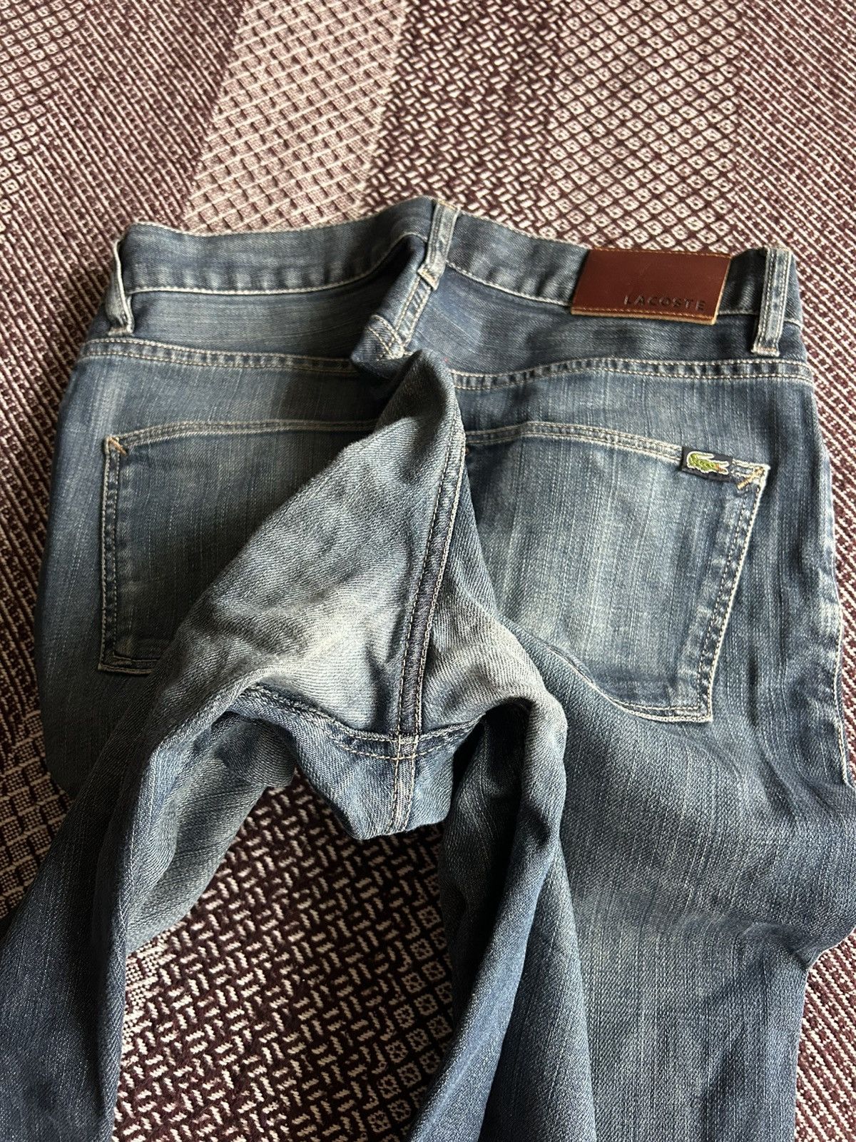 Lacoste Vintage Lacoste Denim Jeans Faded Washed Pants Unisex Sz 32 Size US 32 / EU 48 - 7 Thumbnail
