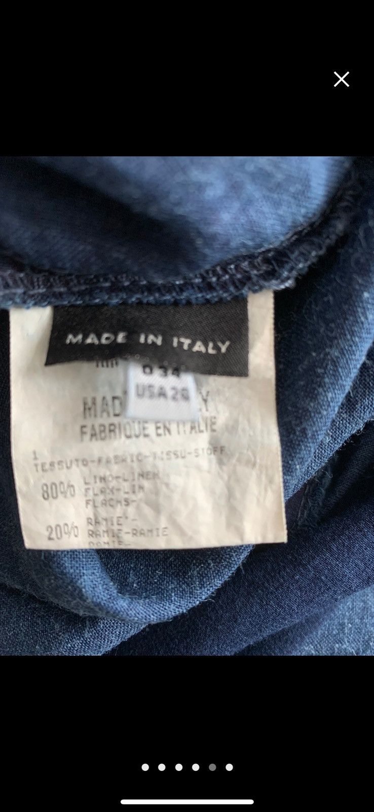 Marithe + Francois Girbaud denim linen dress Size XS / US 0-2 / IT 36-38 - 5 Thumbnail