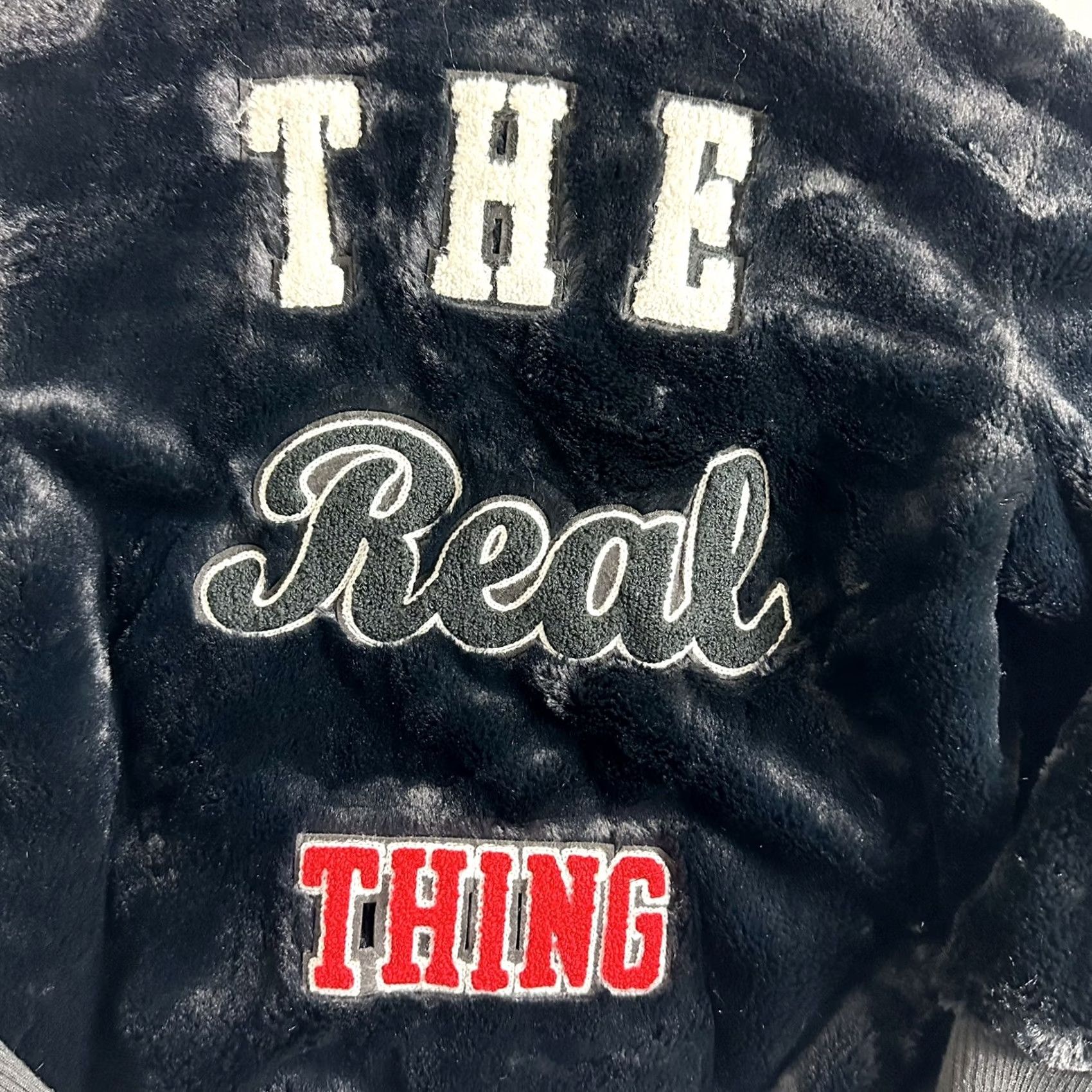 Forever 21 Forever 21 The Real Thing 96 Faux Fur Bomber Jacket Sherpa Black Size S Men Size US S / EU 44-46 / 1 - 2 Thumbnail