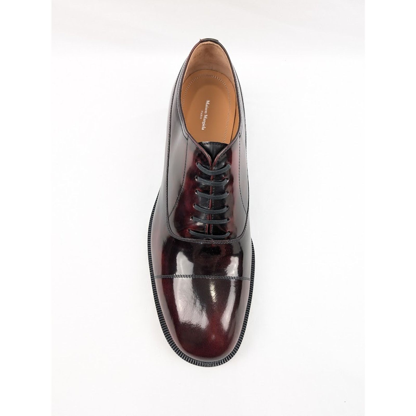 Maison Margiela o1rshd1 Q:2 / Lace-Up Derby Shoes in Bordeaux Size US 13 / EU 46 - 6 Thumbnail