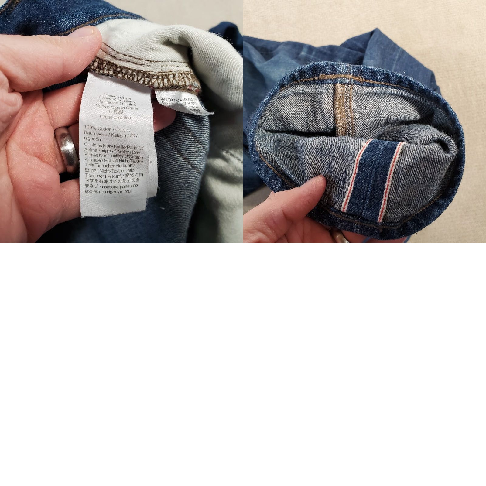 Madewell Madewell Jeans Mens 34x32 Slim Straight Leg Dark Wash Denim Size US 34 / EU 50 - 9 Thumbnail