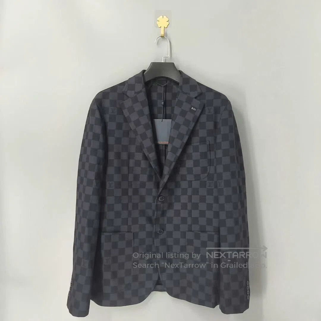 Louis Vuitton louis vuitton patterned casual blazer for men. Size US XXL / EU 58 / 5 - 1 Thumbnail