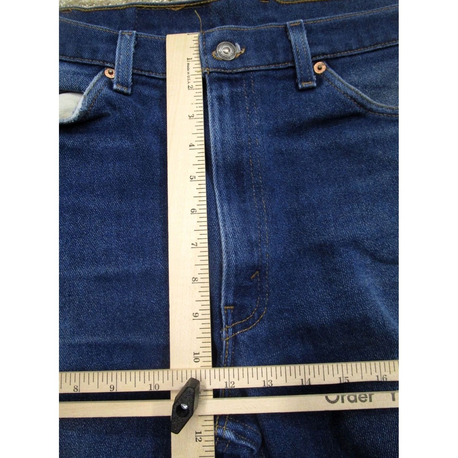Levi's VINTAGE Levi's 517 Jeans Men 517 Bootcut Denim Blue 90s Slim Fit USA 38x30 Pants/Logo/Hemmed Distressed Faded 90s Mens Jeans Size US 38 / EU 54 - 7 Thumbnail